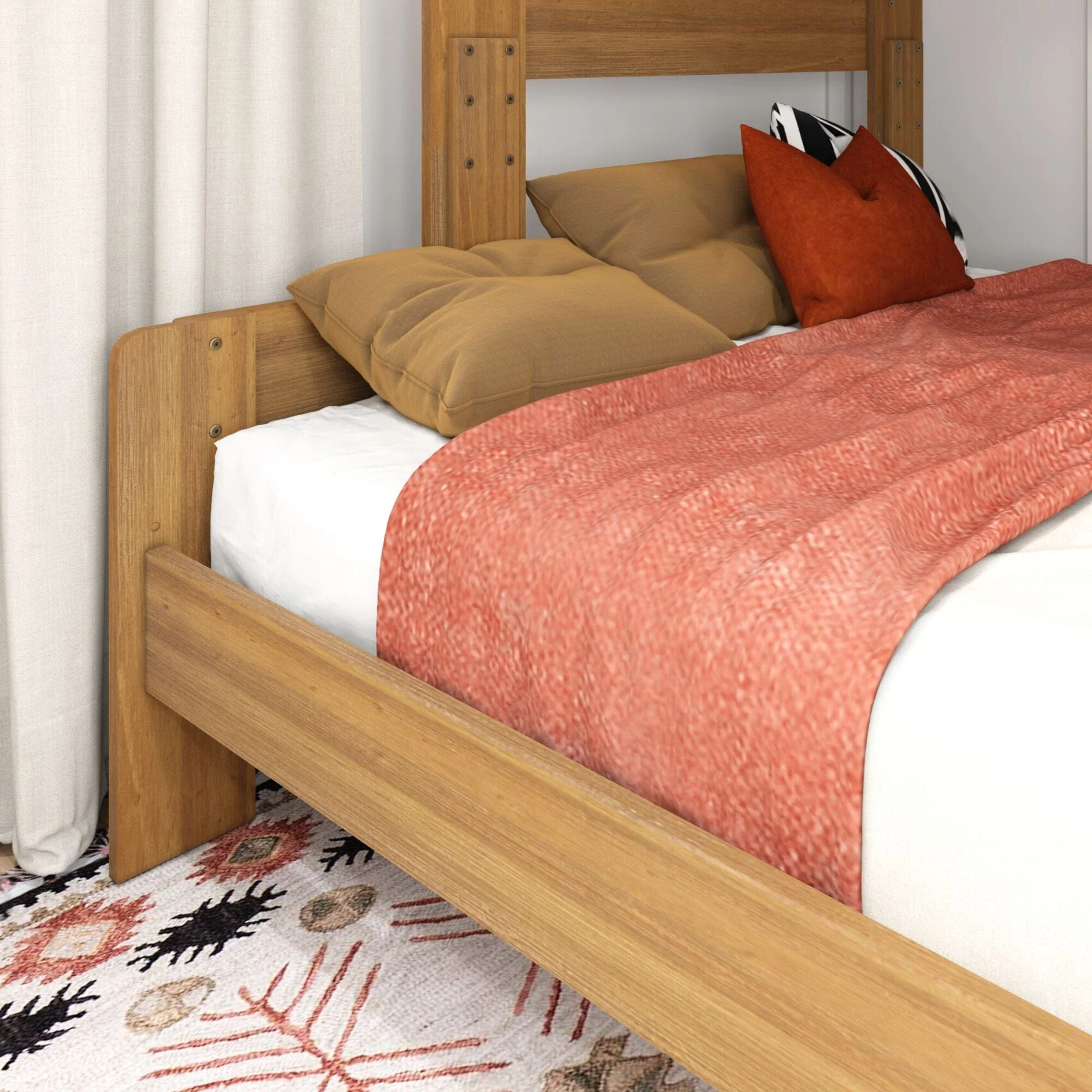 Modern Farmhouse Twin Over Full Bunk Bed - Image 20