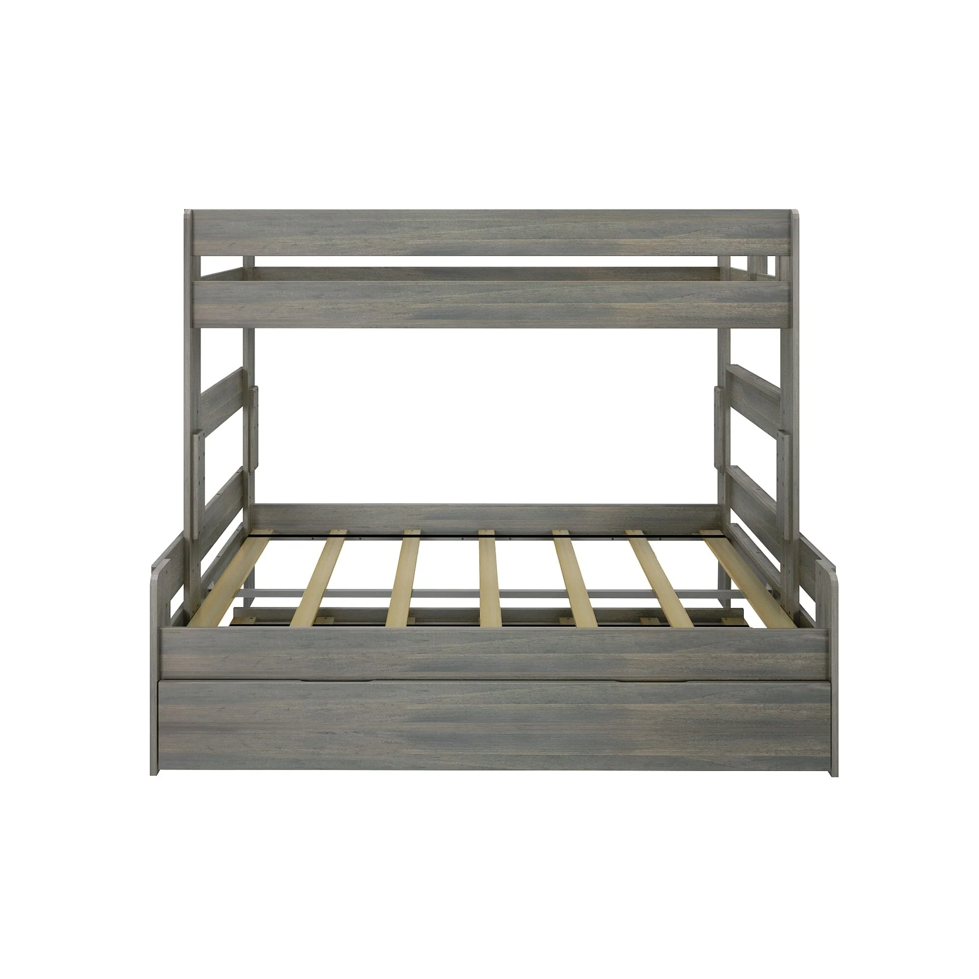Modern Farmhouse Twin Over Full Bunk Bed With Trundle - Image 11