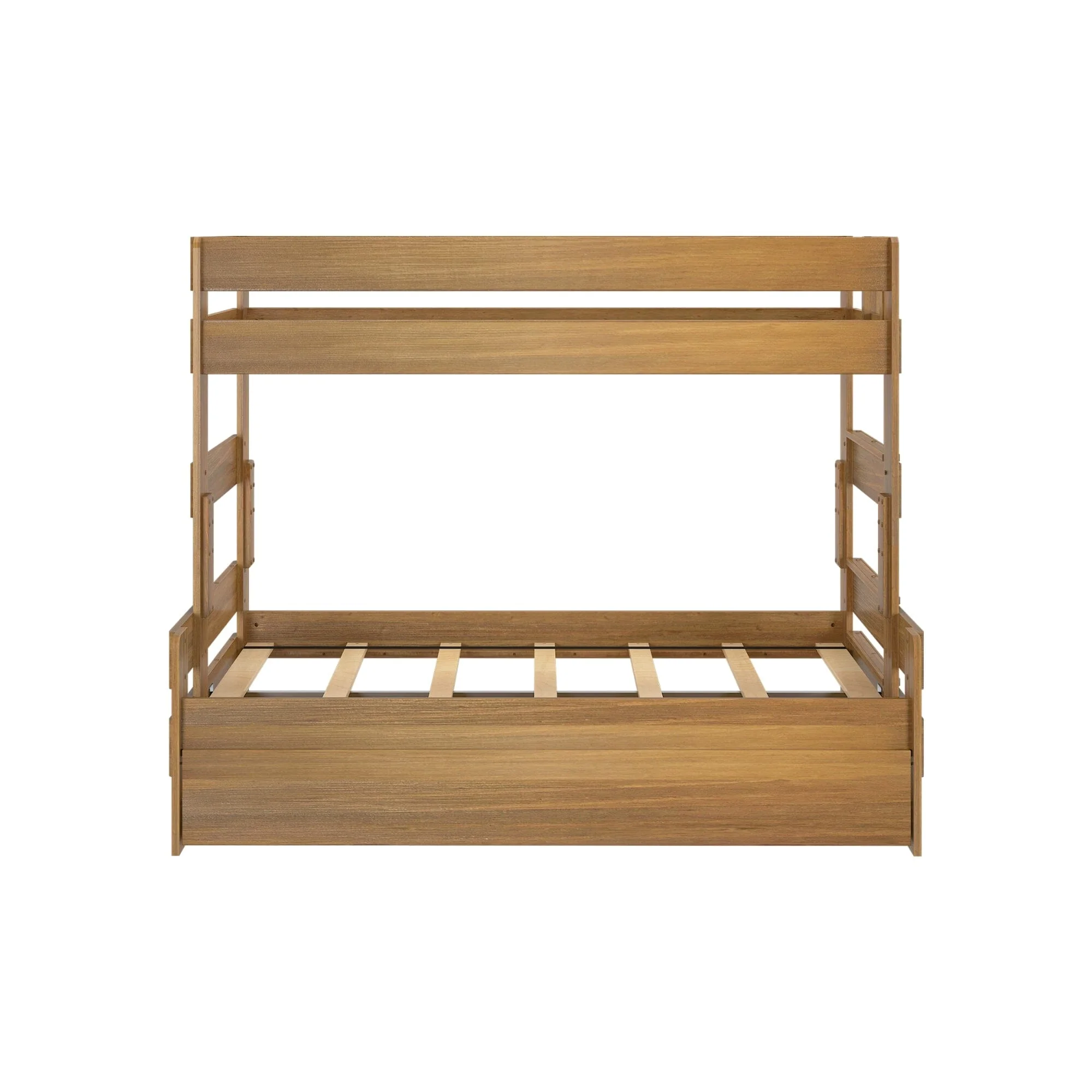 Modern Farmhouse Twin Over Full Bunk Bed With Trundle - Image 12