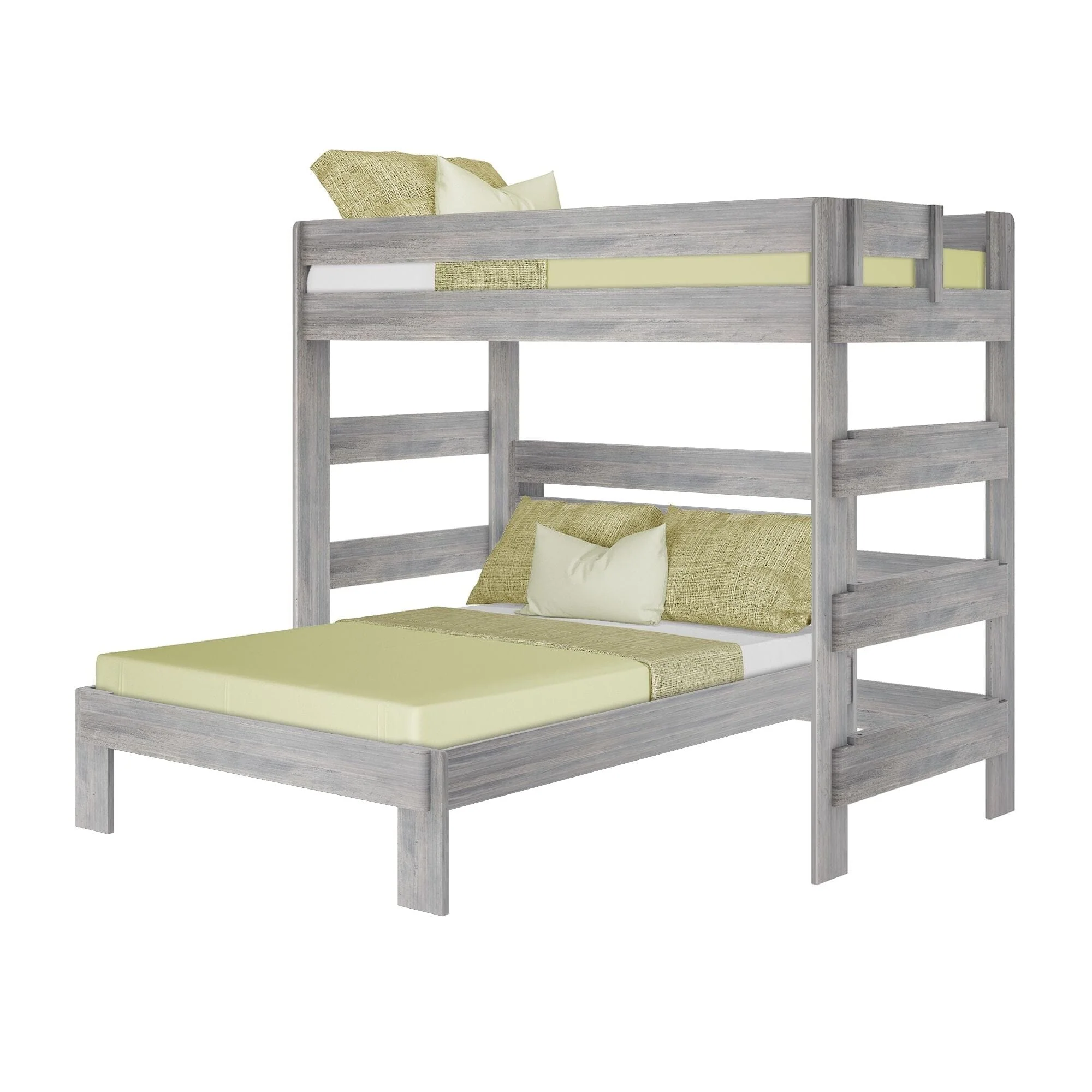 Modern Farmhouse Twin Over Full L-Shaped Bunk Bed - Image 6