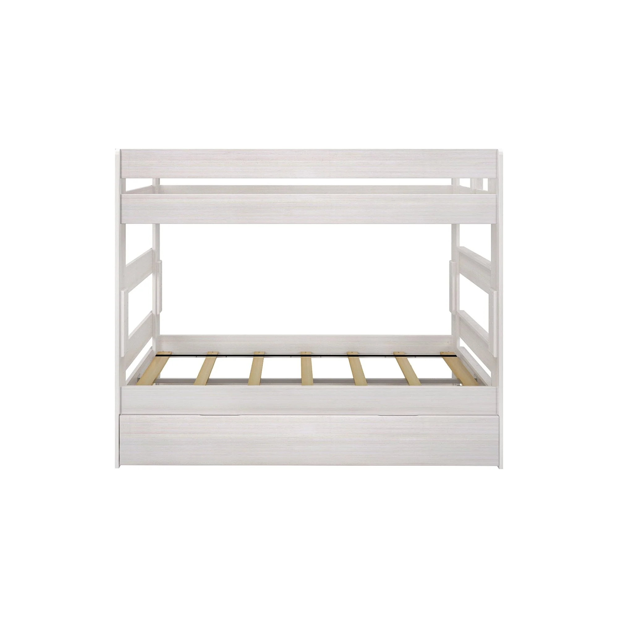 Modern Farmhouse Twin Over Twin Bunk Bed With Trundle - Image 7