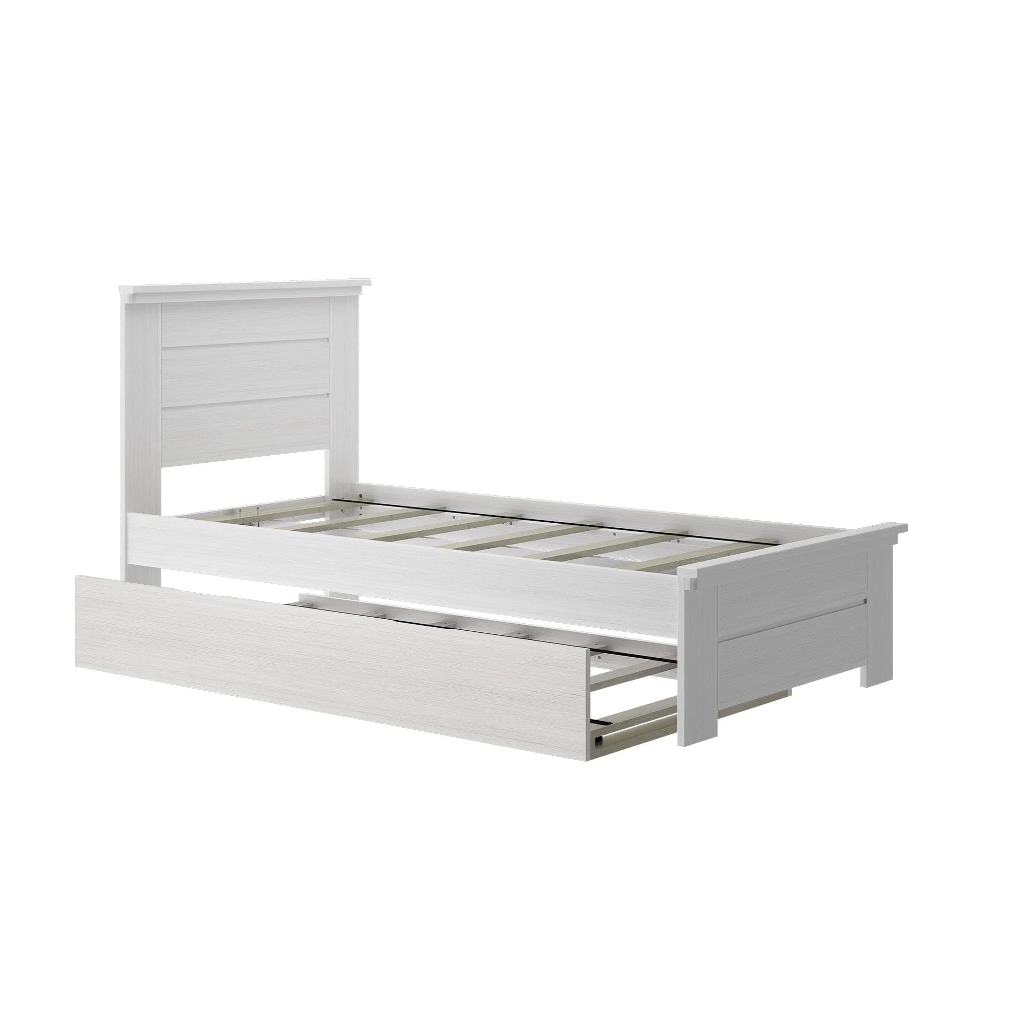 Modern Farmhouse Twin Panel Bed With Trundle - Image 3