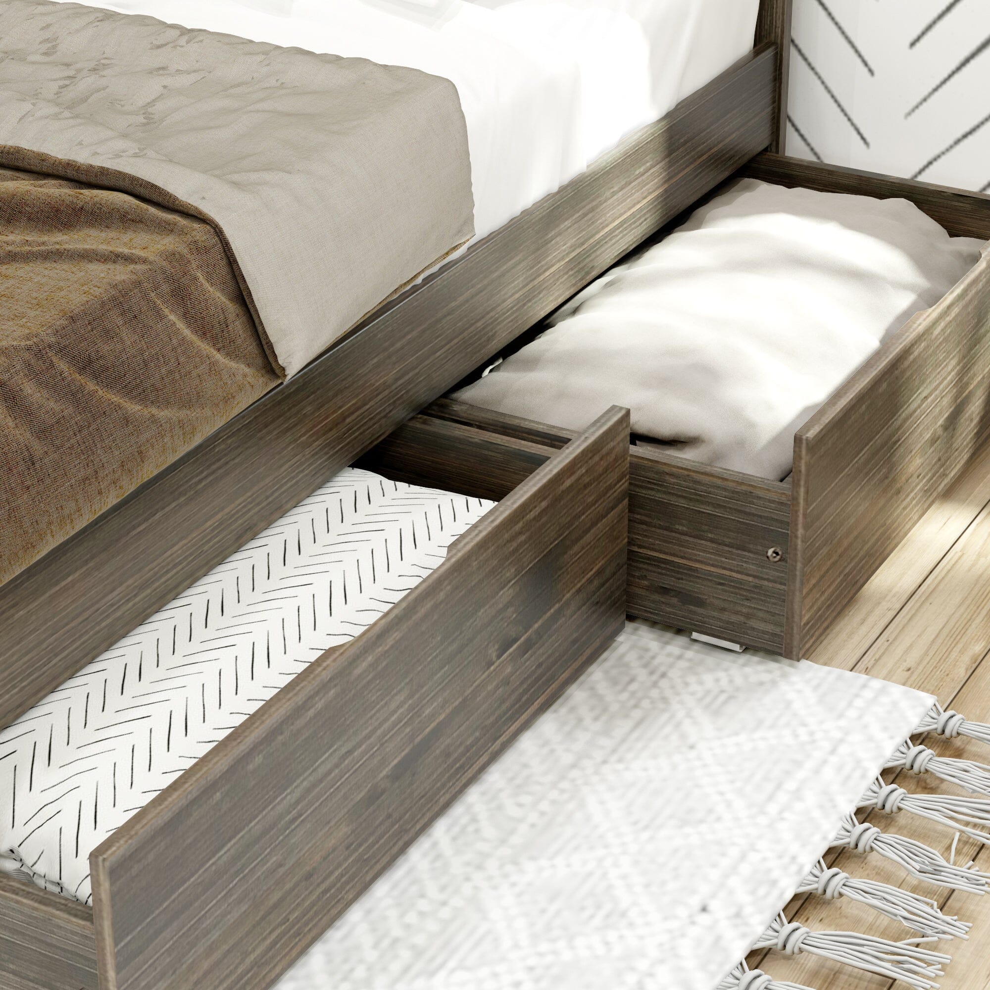 Modern Farmhouse Underbed Storage Drawers - Image 4