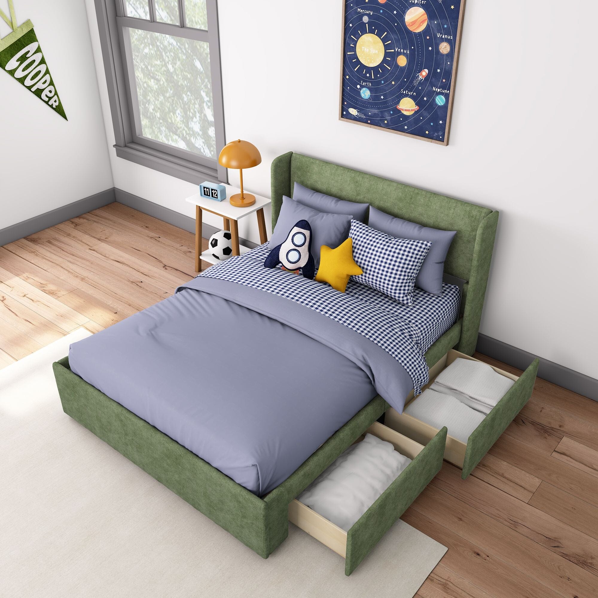 Nicholas Upholstered Full Bed - Image 46
