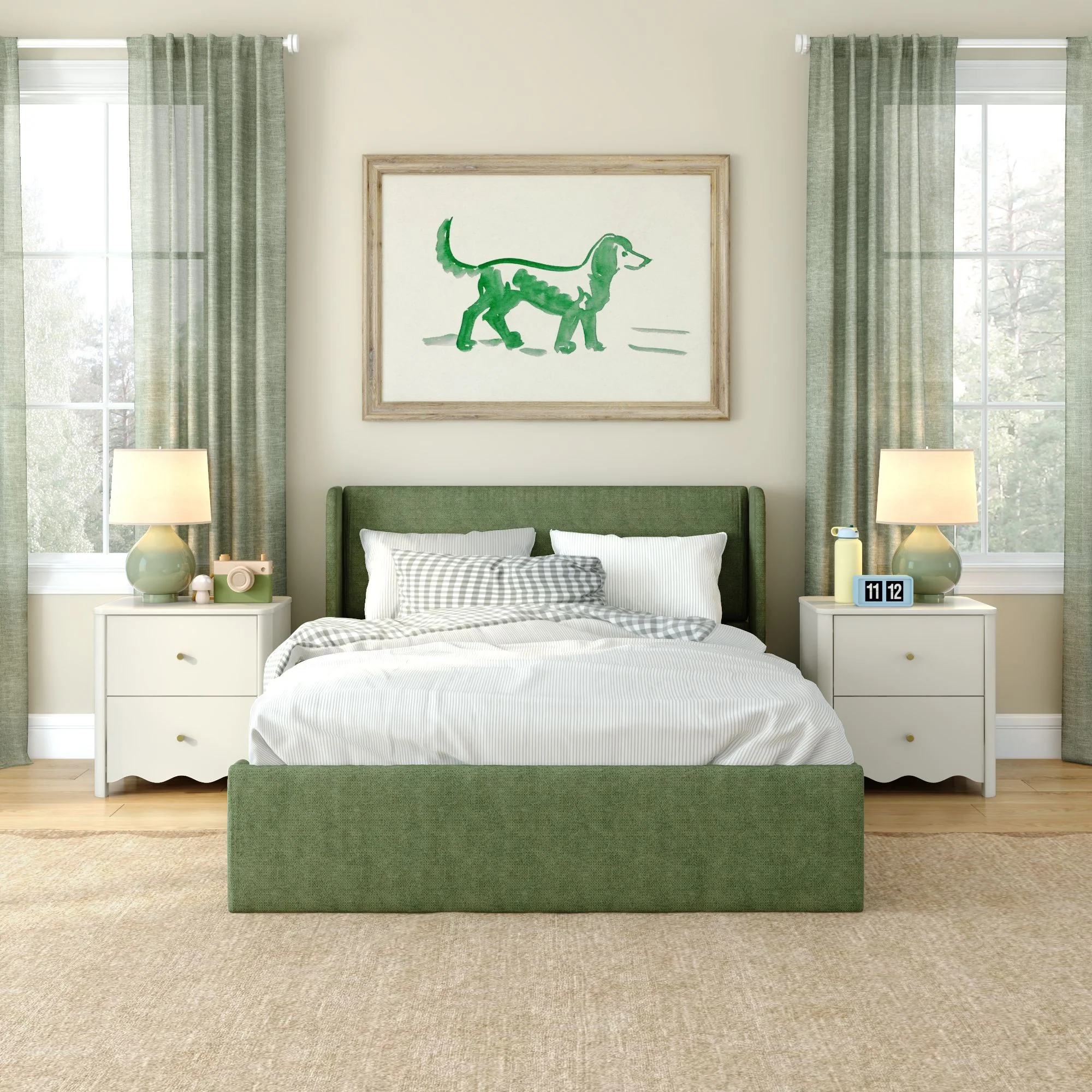 Nicholas Upholstered Full Bed - Image 48