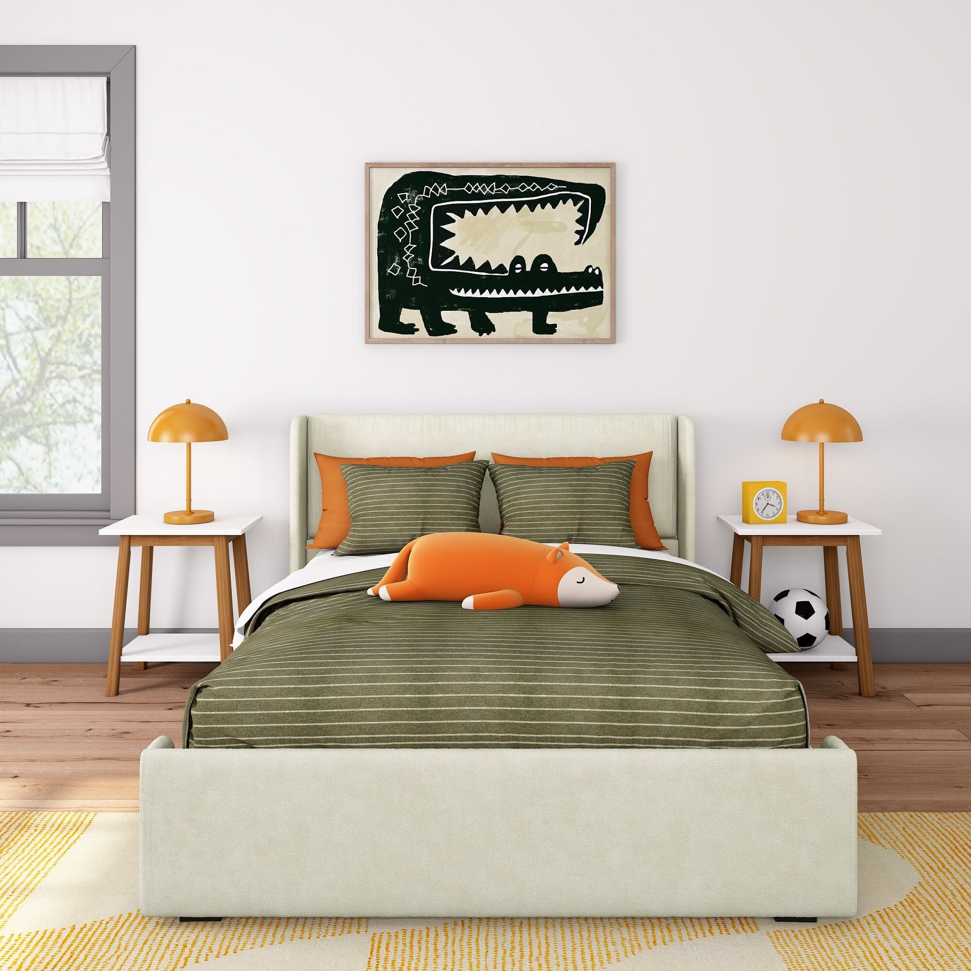 Nicholas Upholstered Full Bed - Image 7