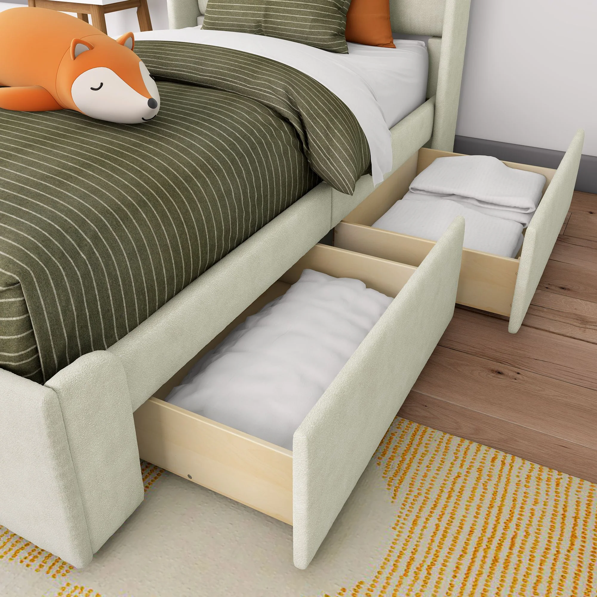 Nicholas Upholstered Twin Bed - Image 40