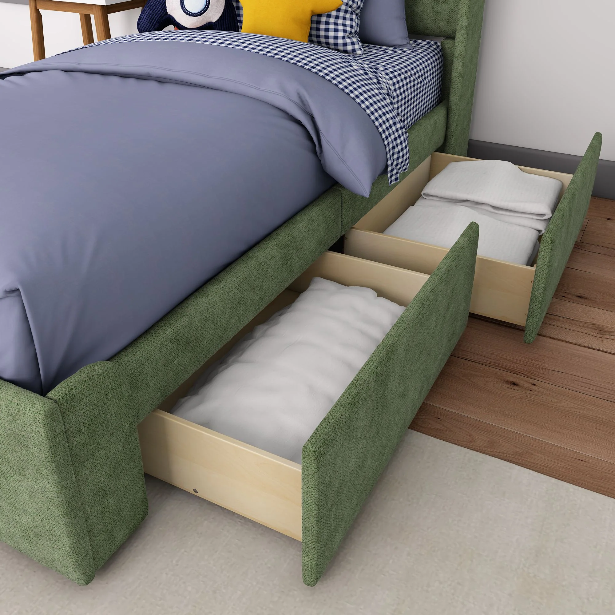 Nicholas Upholstered Twin Bed - Image 41