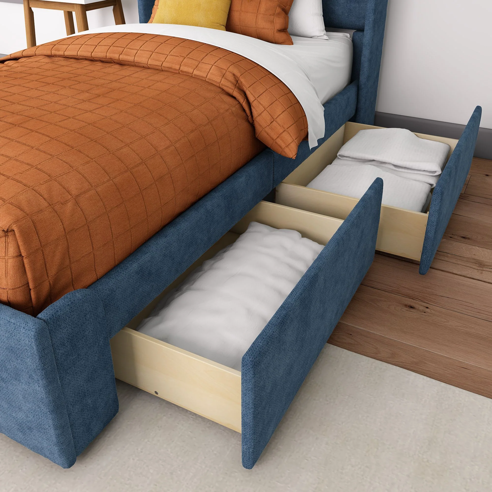 Nicholas Upholstered Twin Bed - Image 42