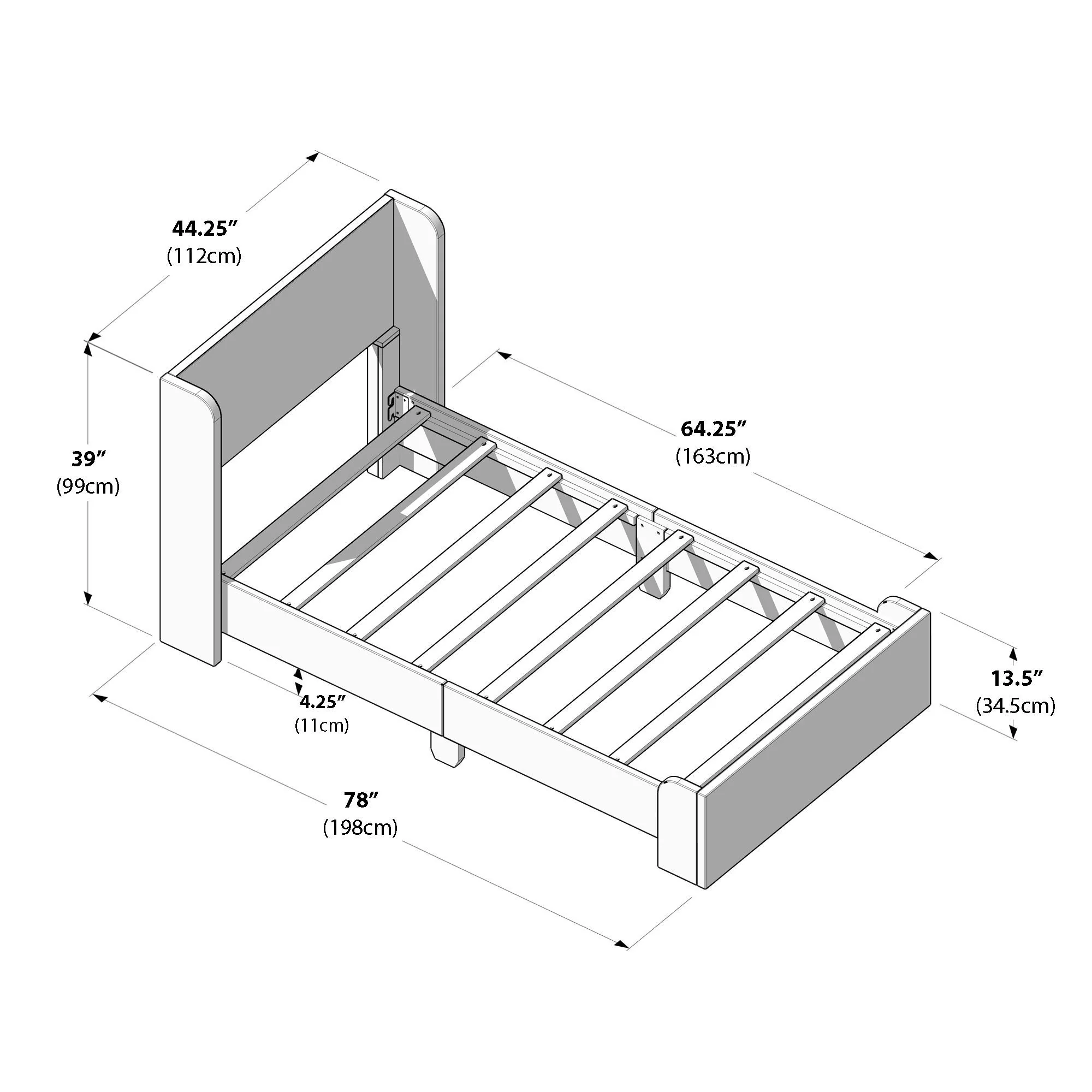 Nicholas Upholstered Twin Bed - Image 55