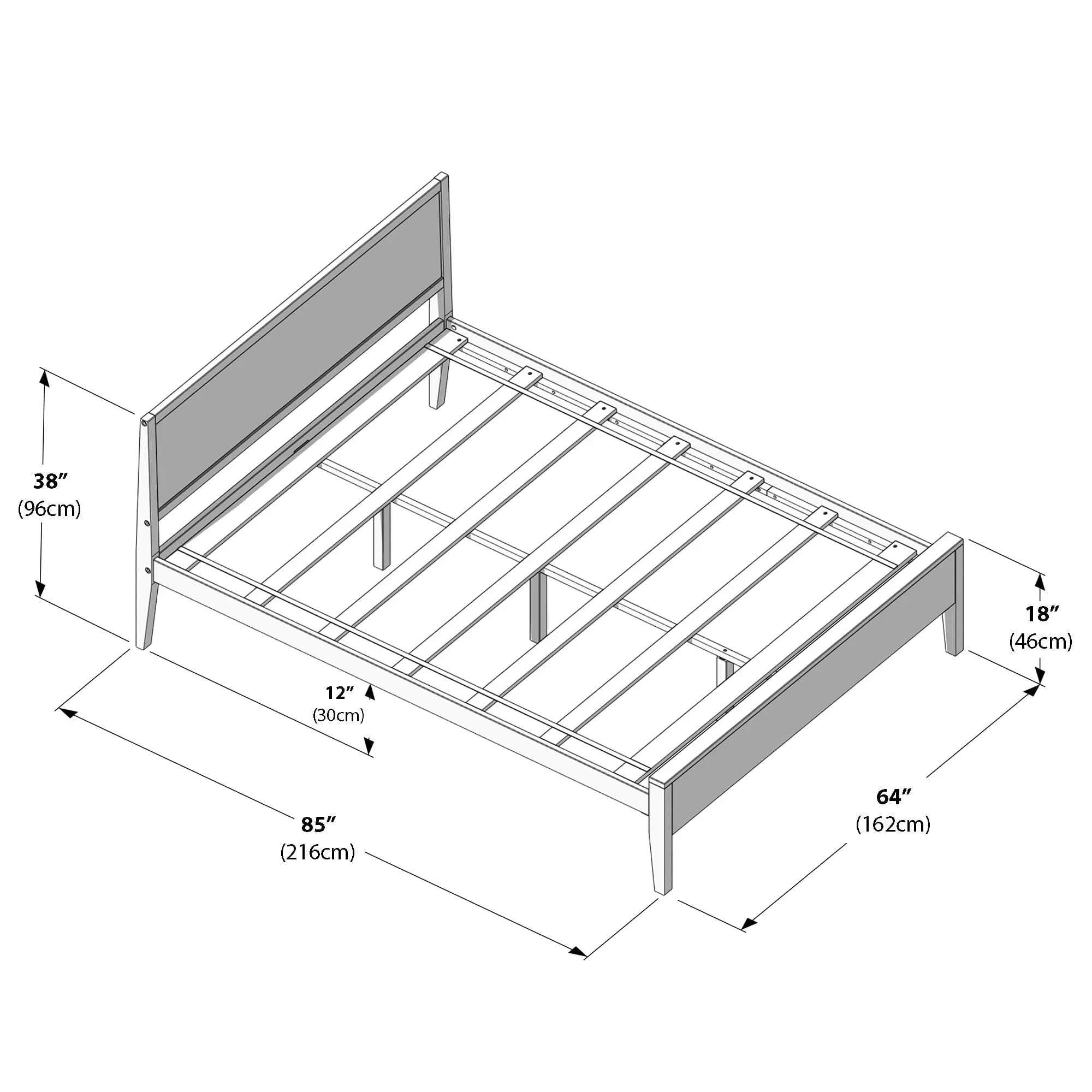 Queen Panel Bed - Image 25