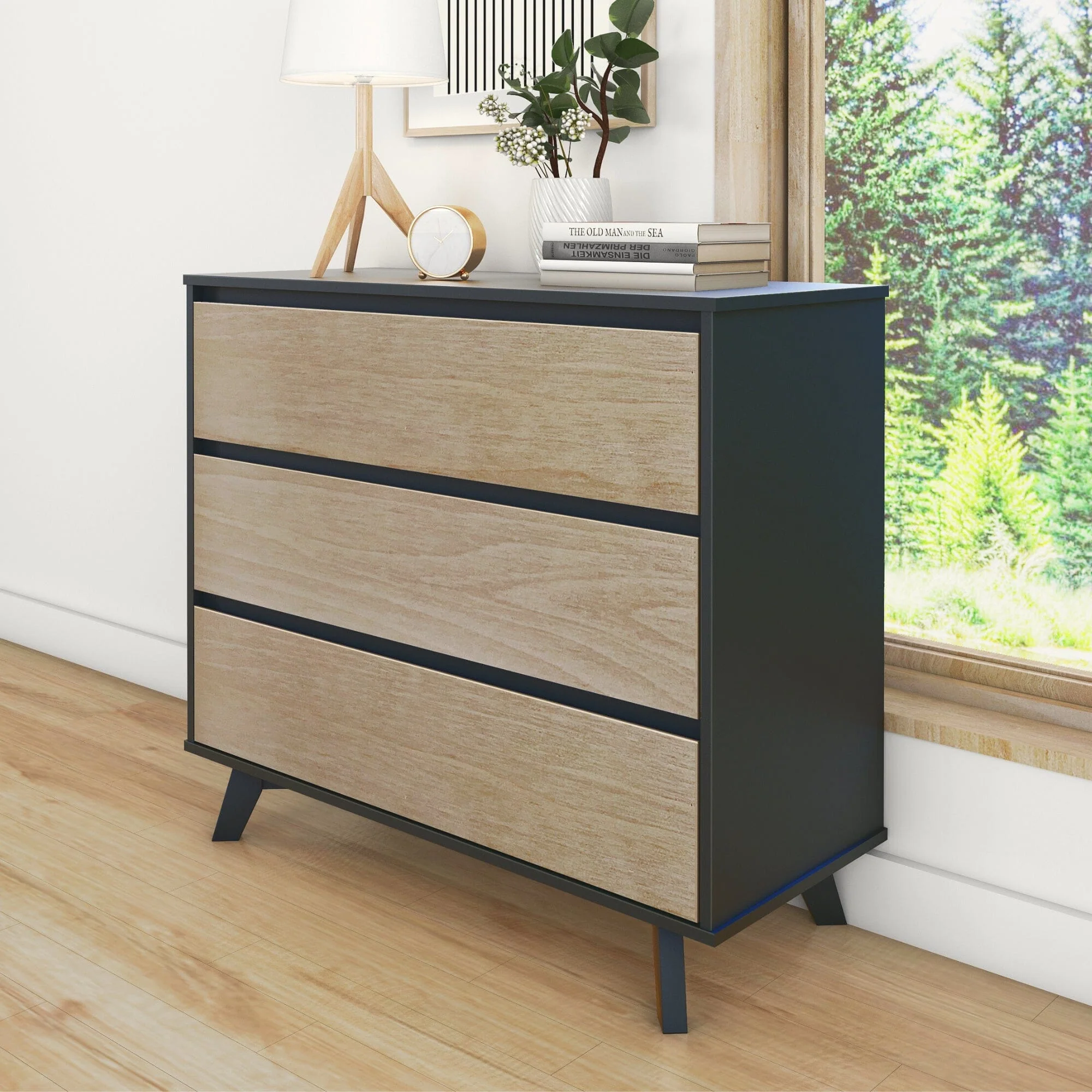 Scandinavian 3-Drawer Dresser - Image 34