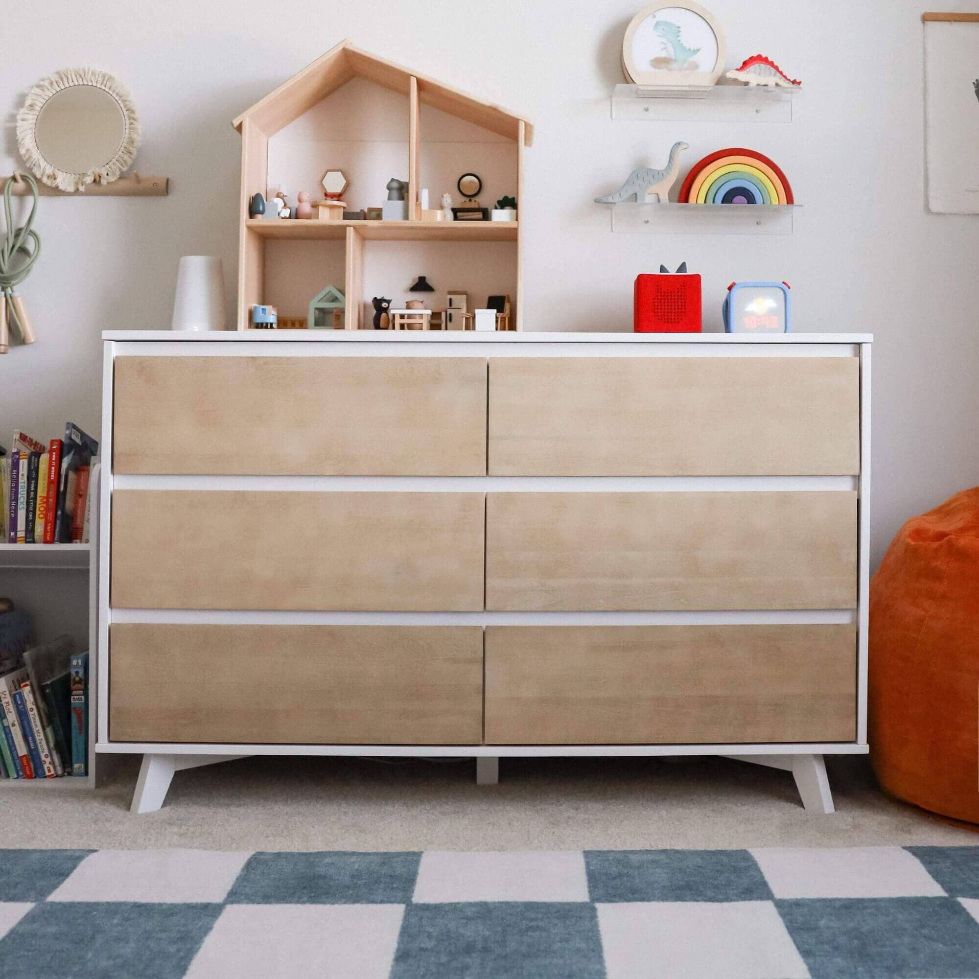 Scandinavian 6-Drawer Dresser - Image 43