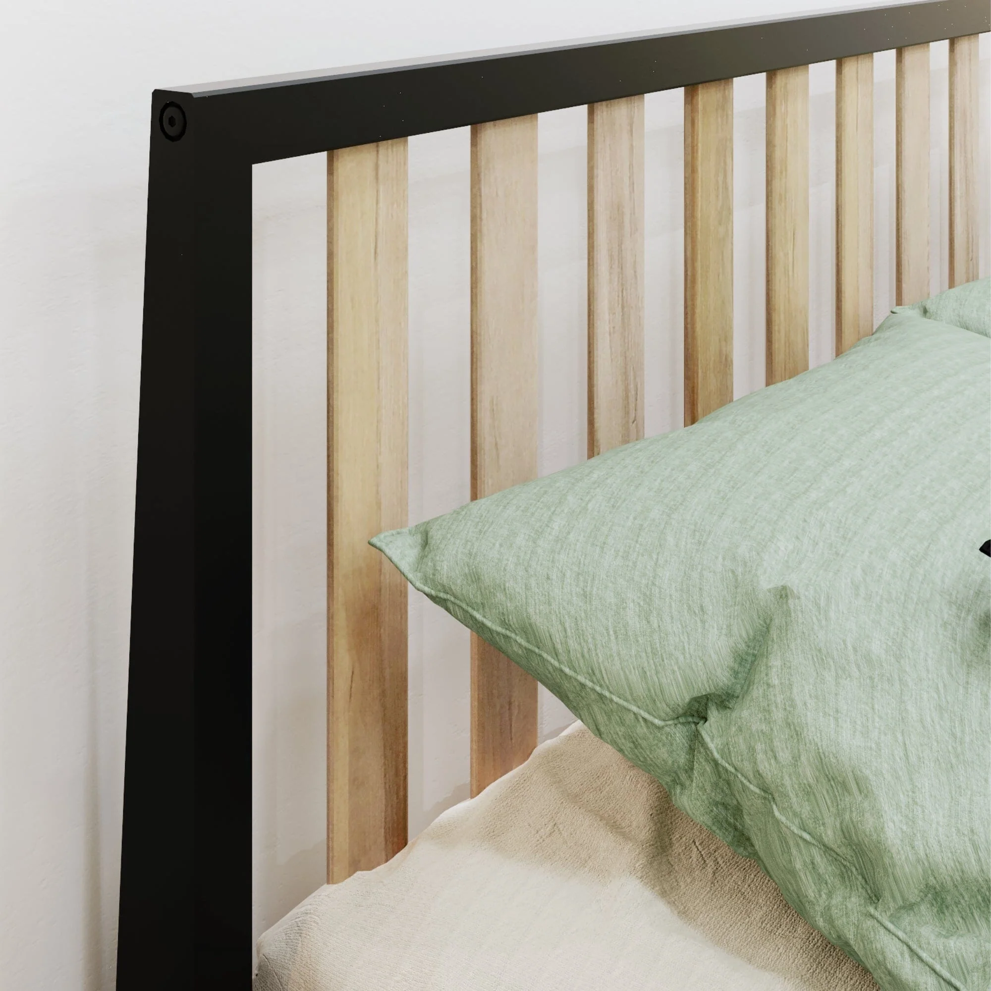 Scandinavian Queen Bed - Image 20