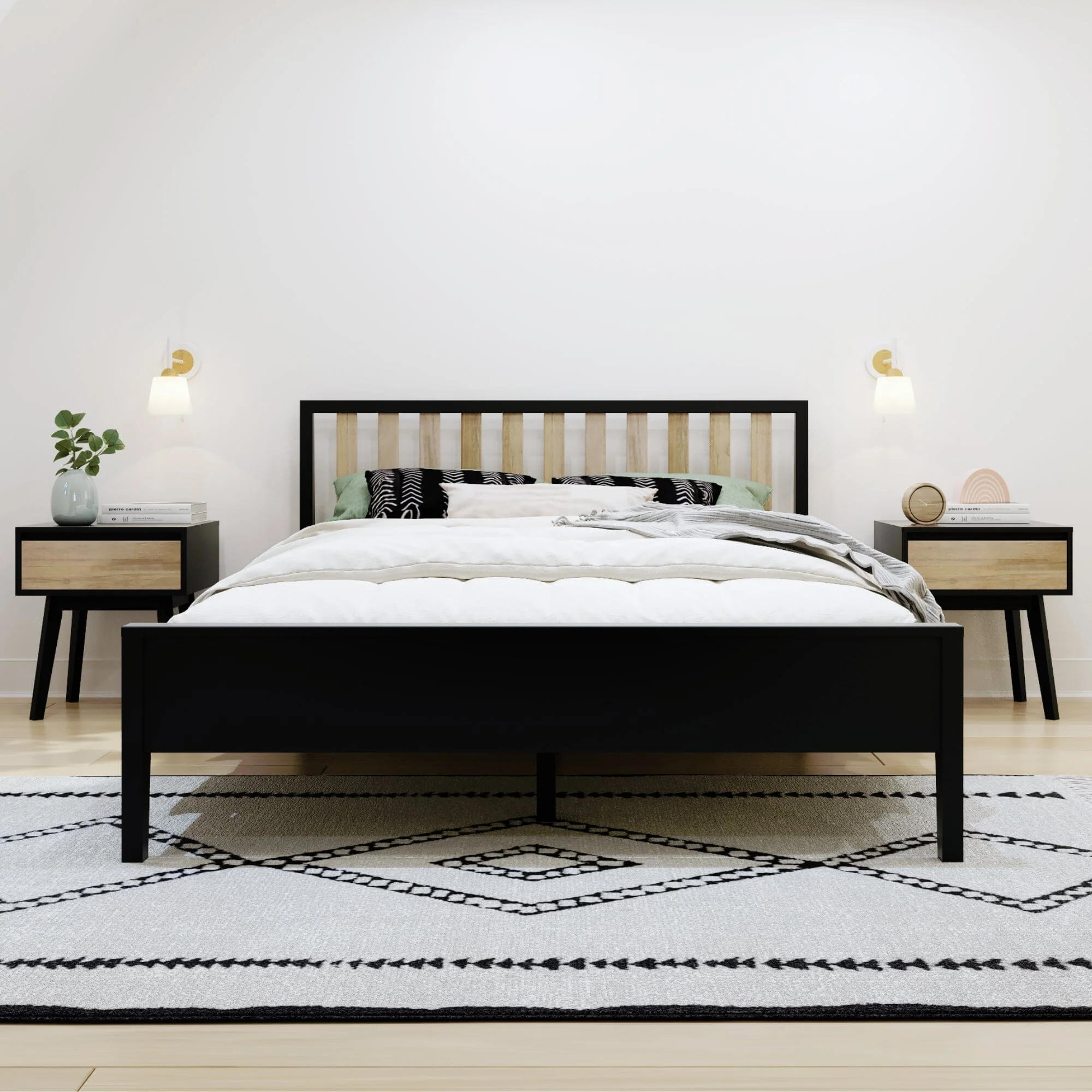 Scandinavian Queen Bed - Image 8