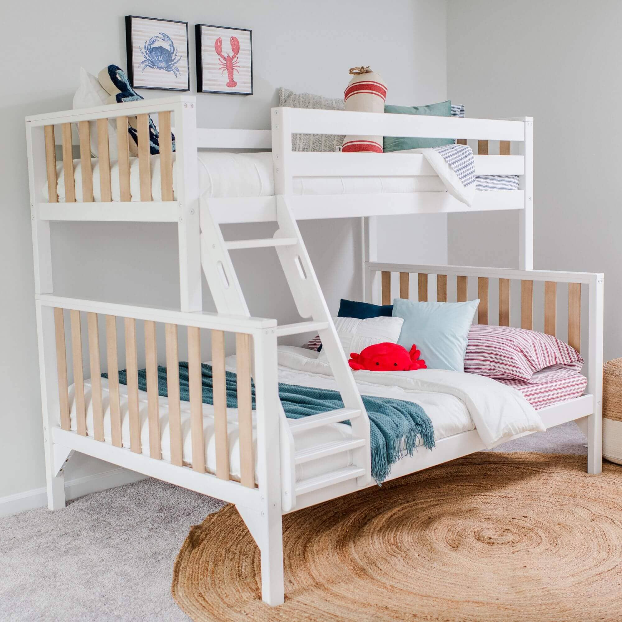 Scandinavian Twin Over Full Bunk Bed - Image 25
