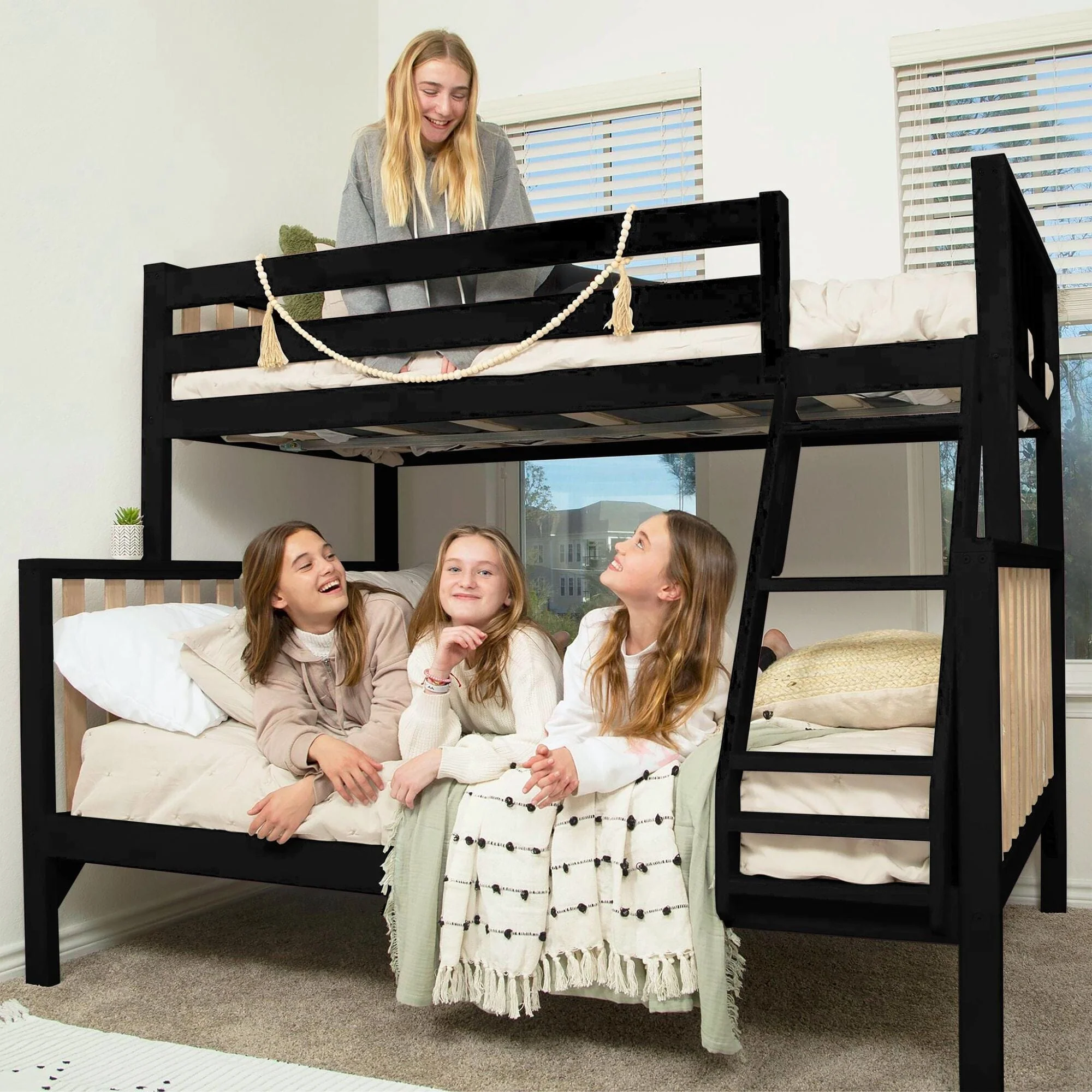 Scandinavian Twin Over Full Bunk Bed - Image 8