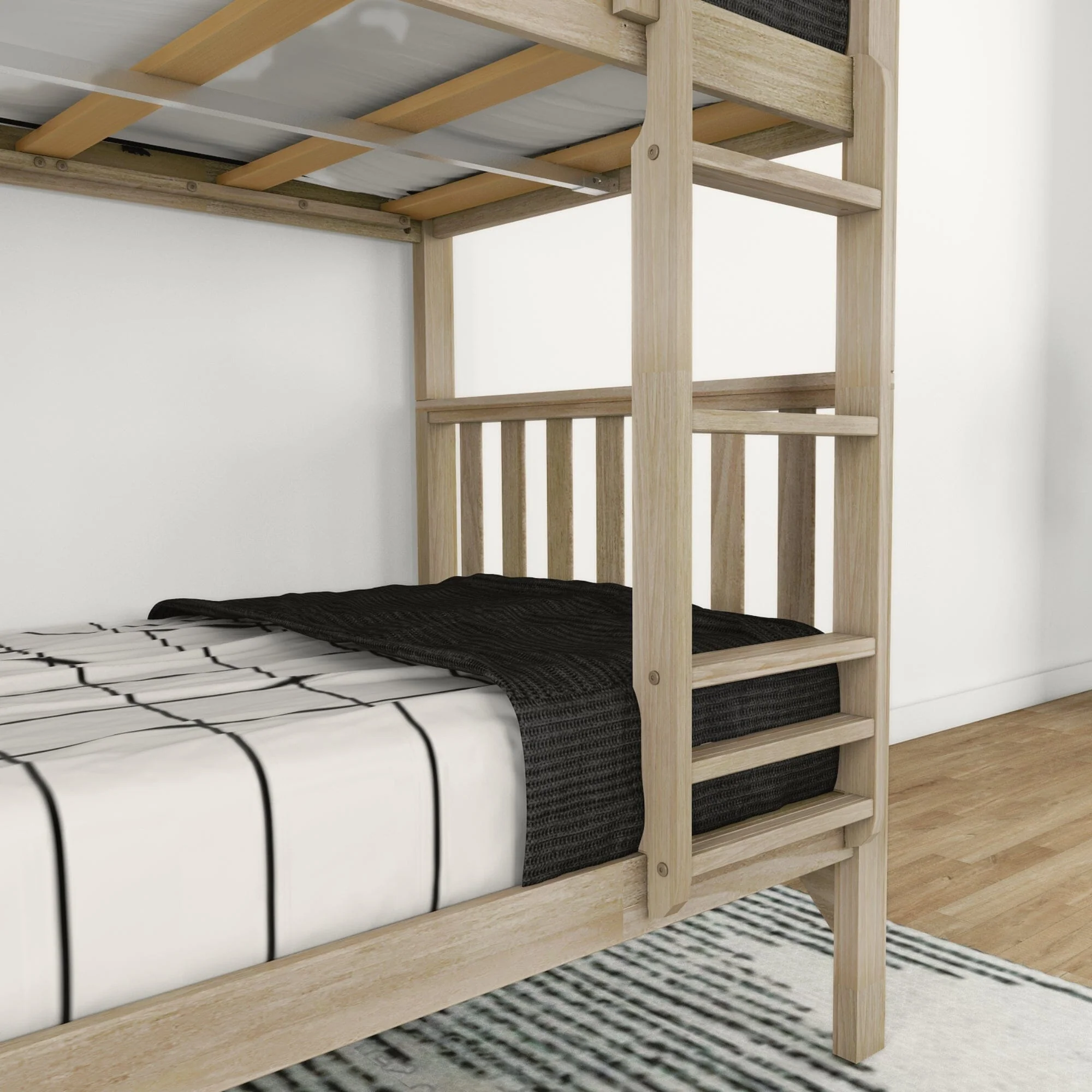 Scandinavian Twin Over Twin Bunk Bed - Image 18