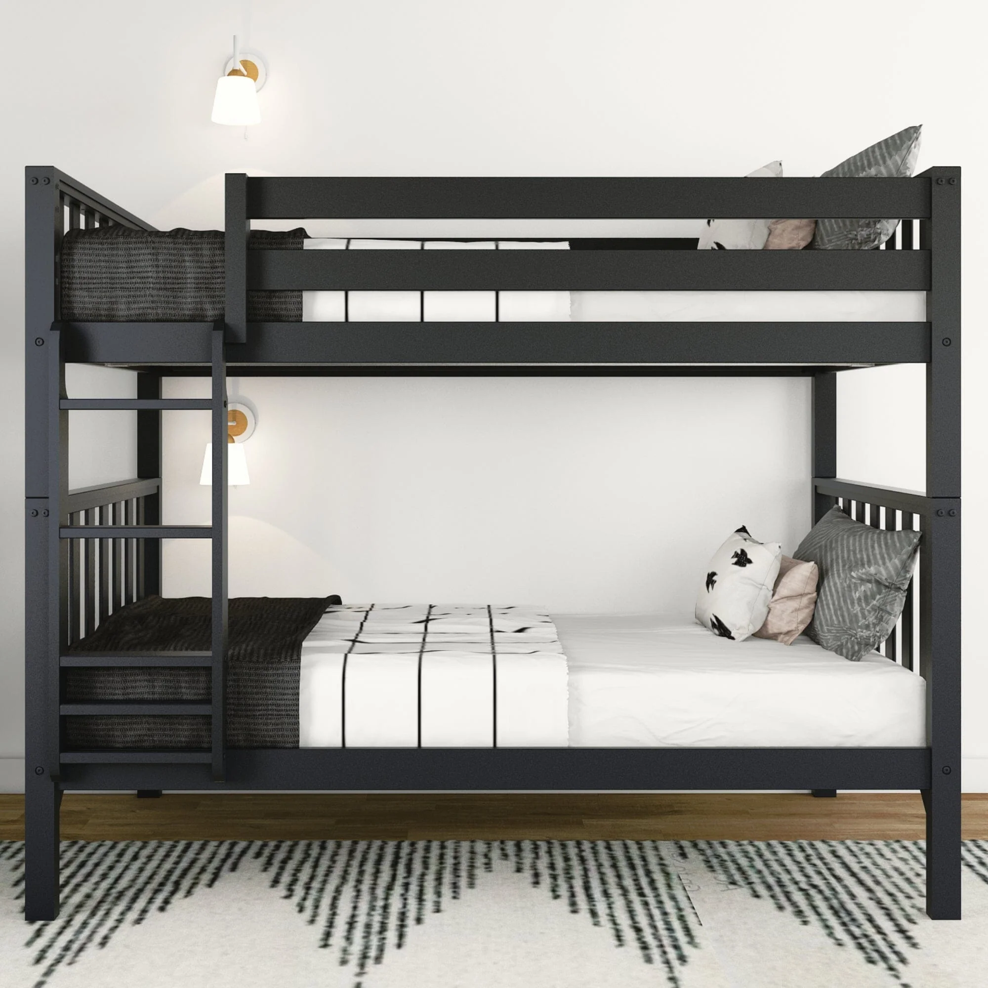 Scandinavian Twin Over Twin Bunk Bed - Image 7