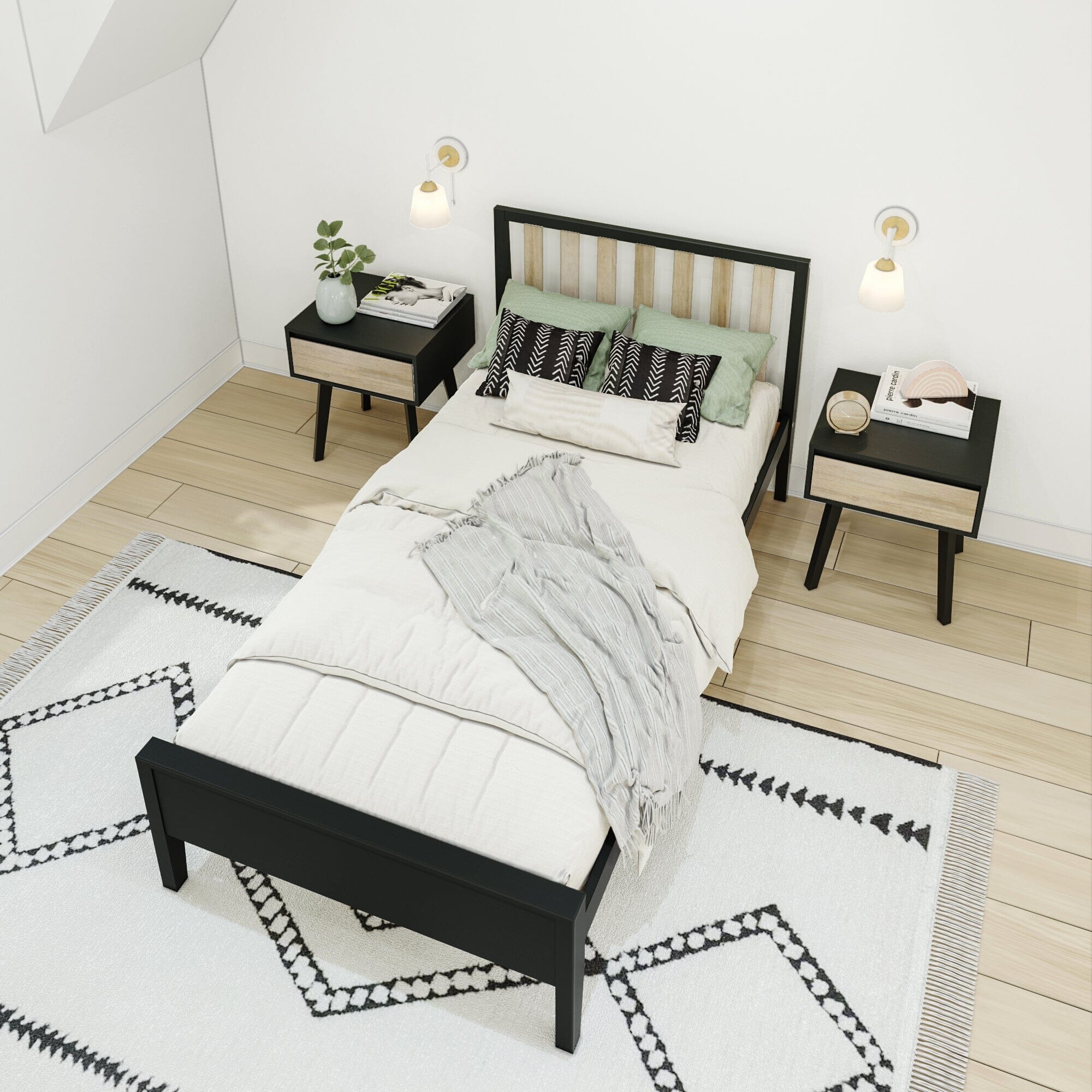 Scandinavian Twin Bed - Image 24