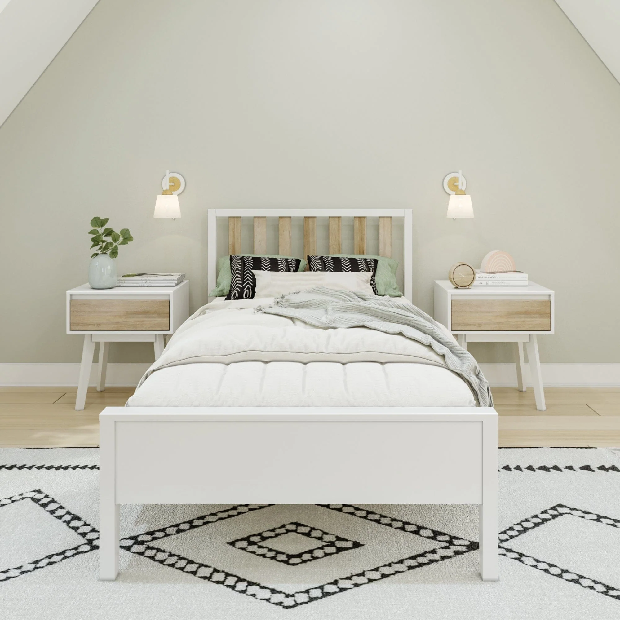 Scandinavian Twin Bed - Image 6