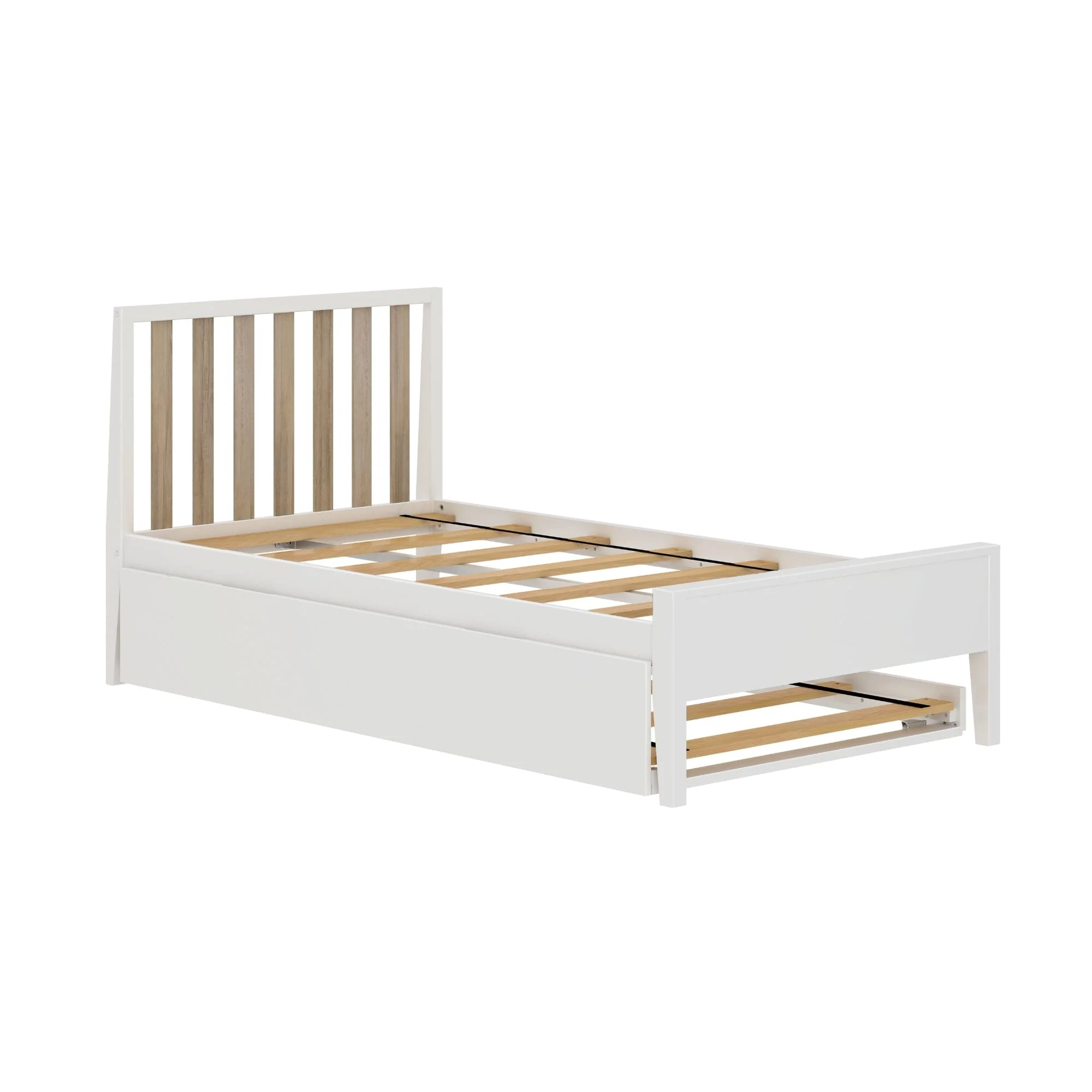 Scandinavian Twin Bed With Trundle - Image 9