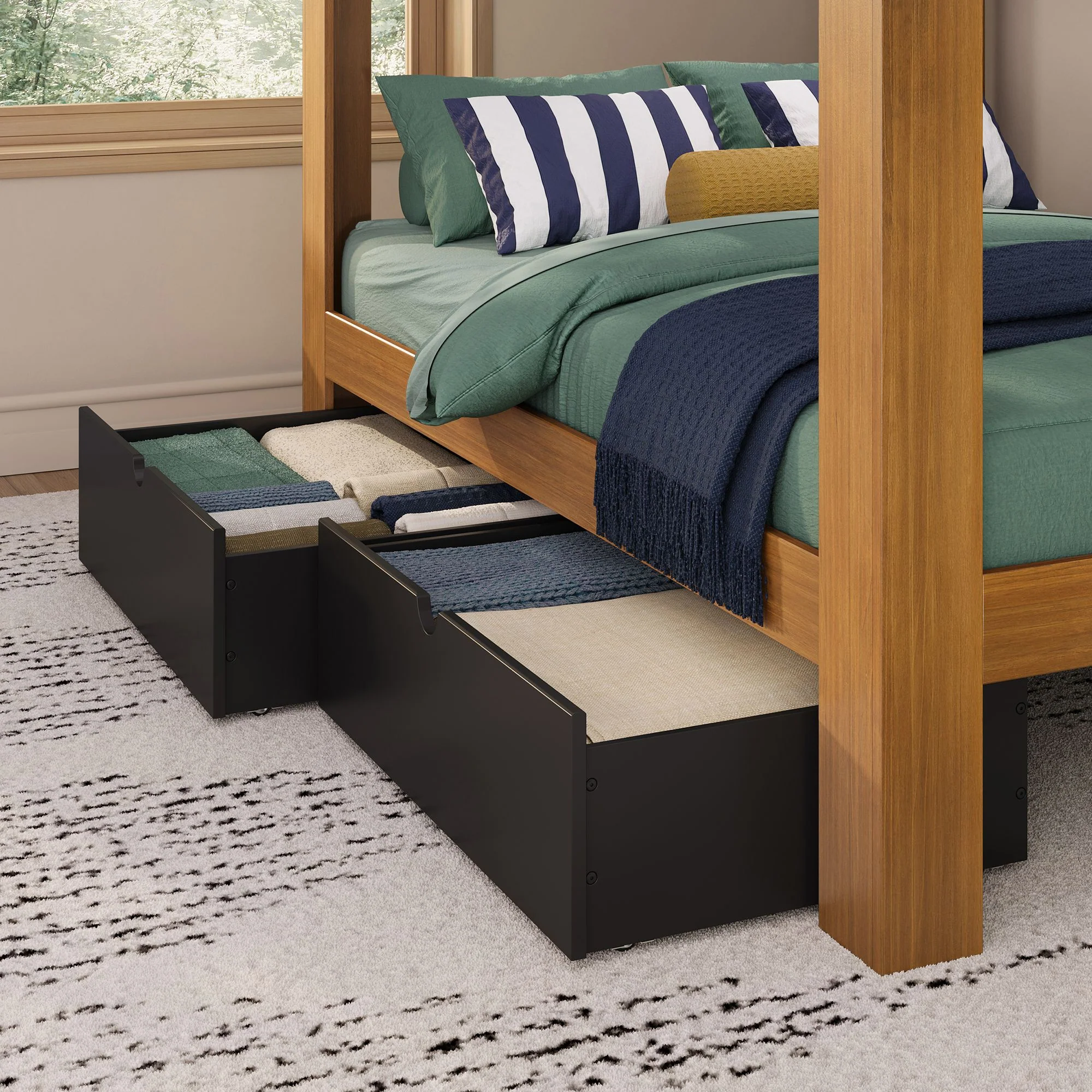 Mid-Century Modern Storage Drawers - Image 6