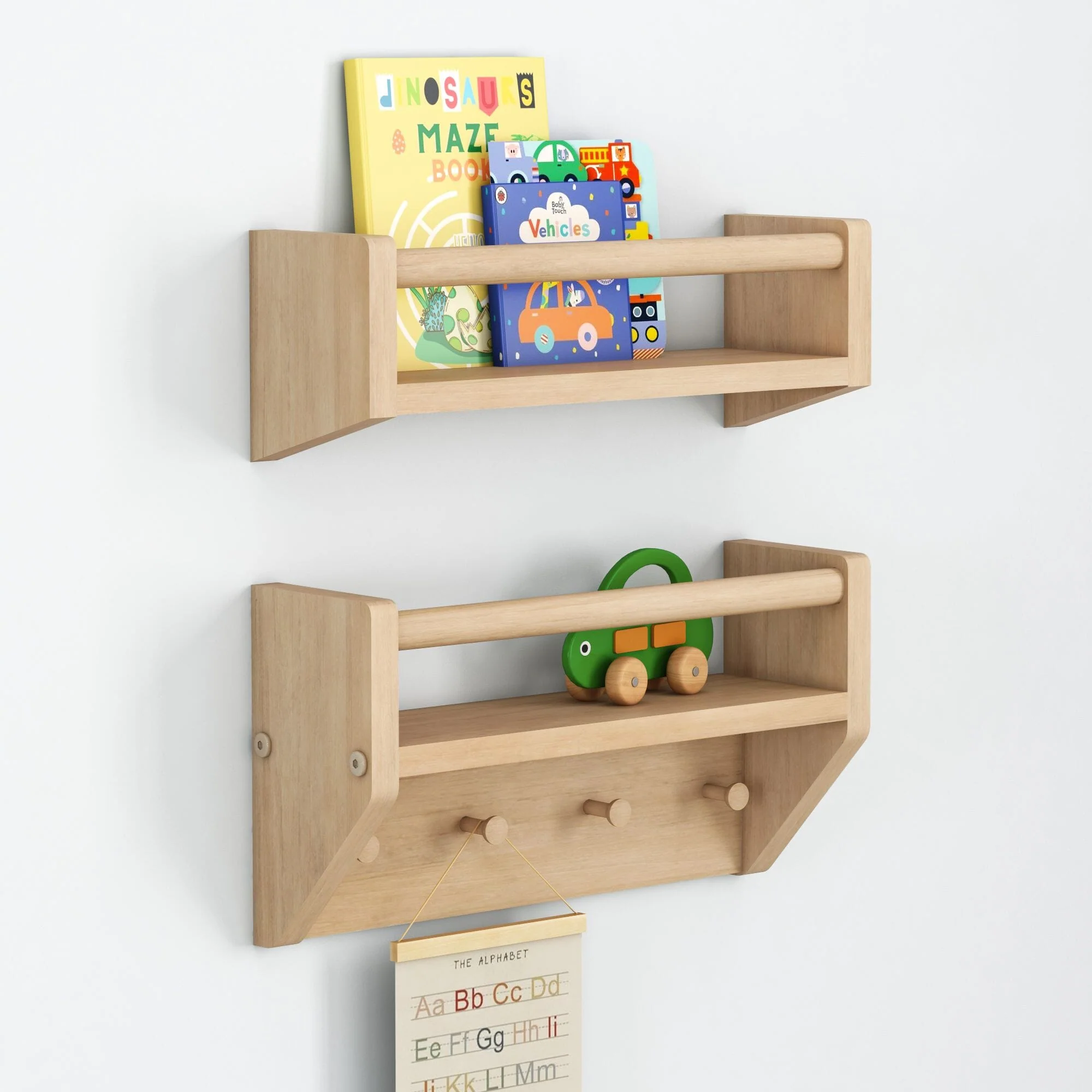 Sidekick Shelf & Wall Shelf With Pegs Bundle - Image 6