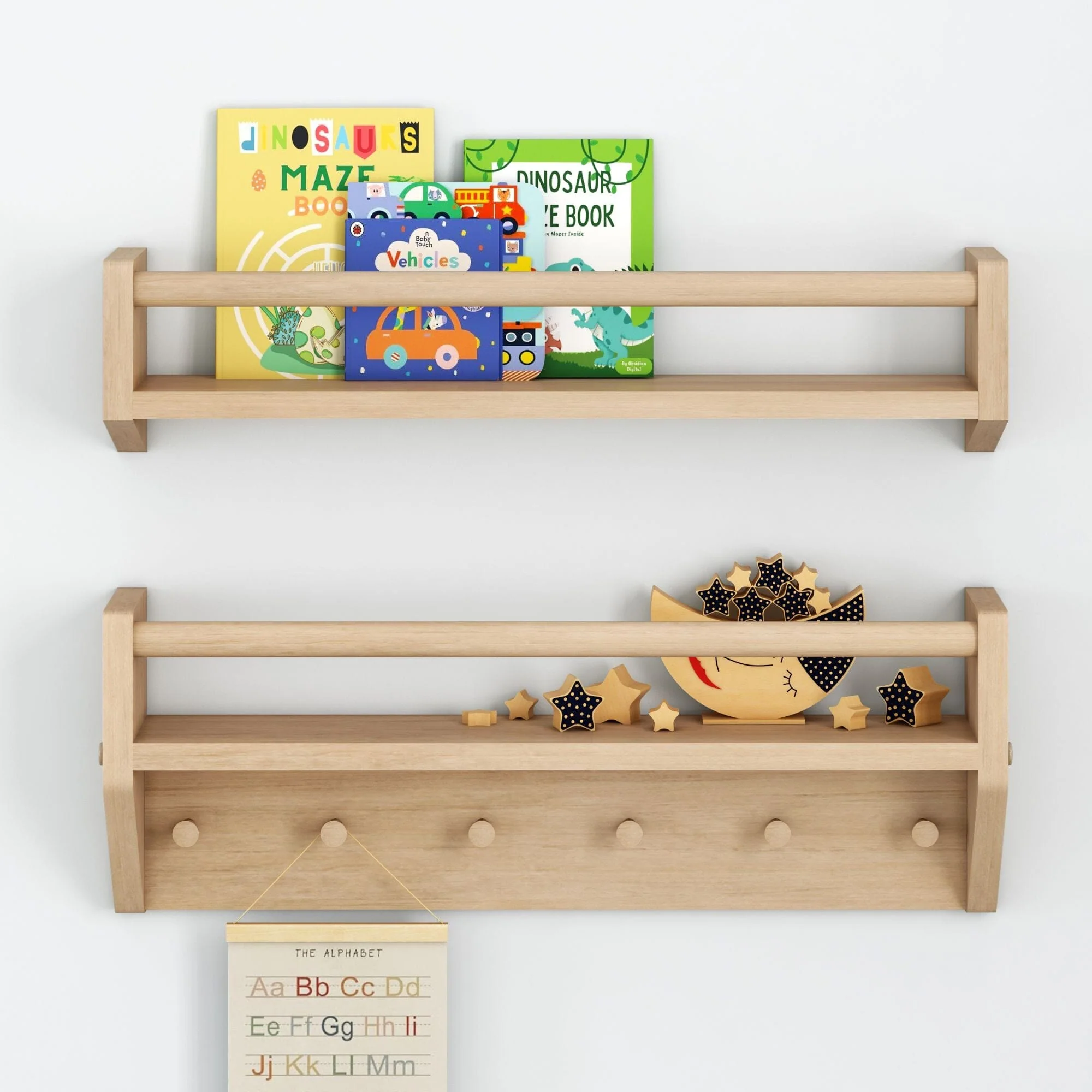 Sidekick Shelf & Wall Shelf With Pegs Bundle - Image 9