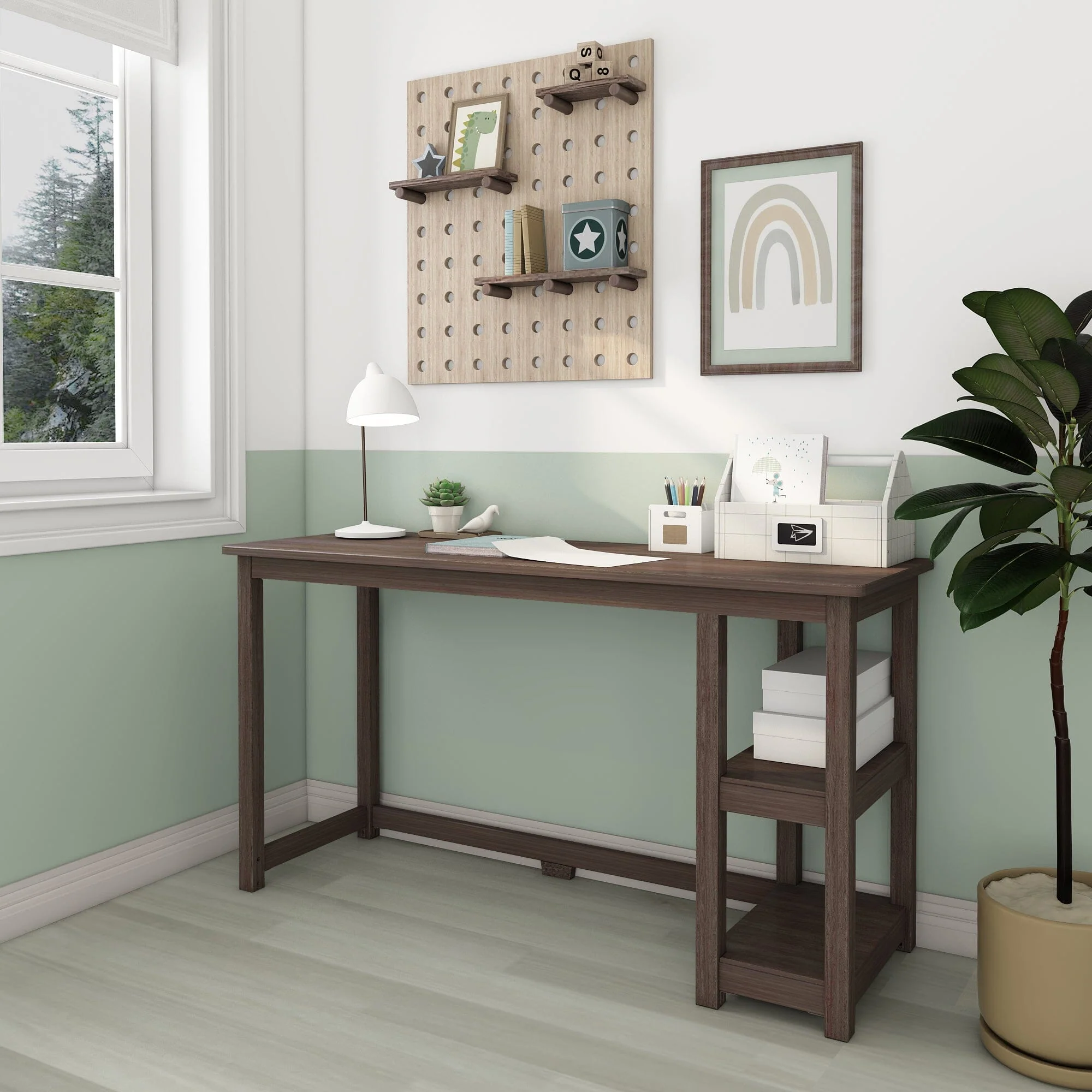 Desk with Shelves - Image 9