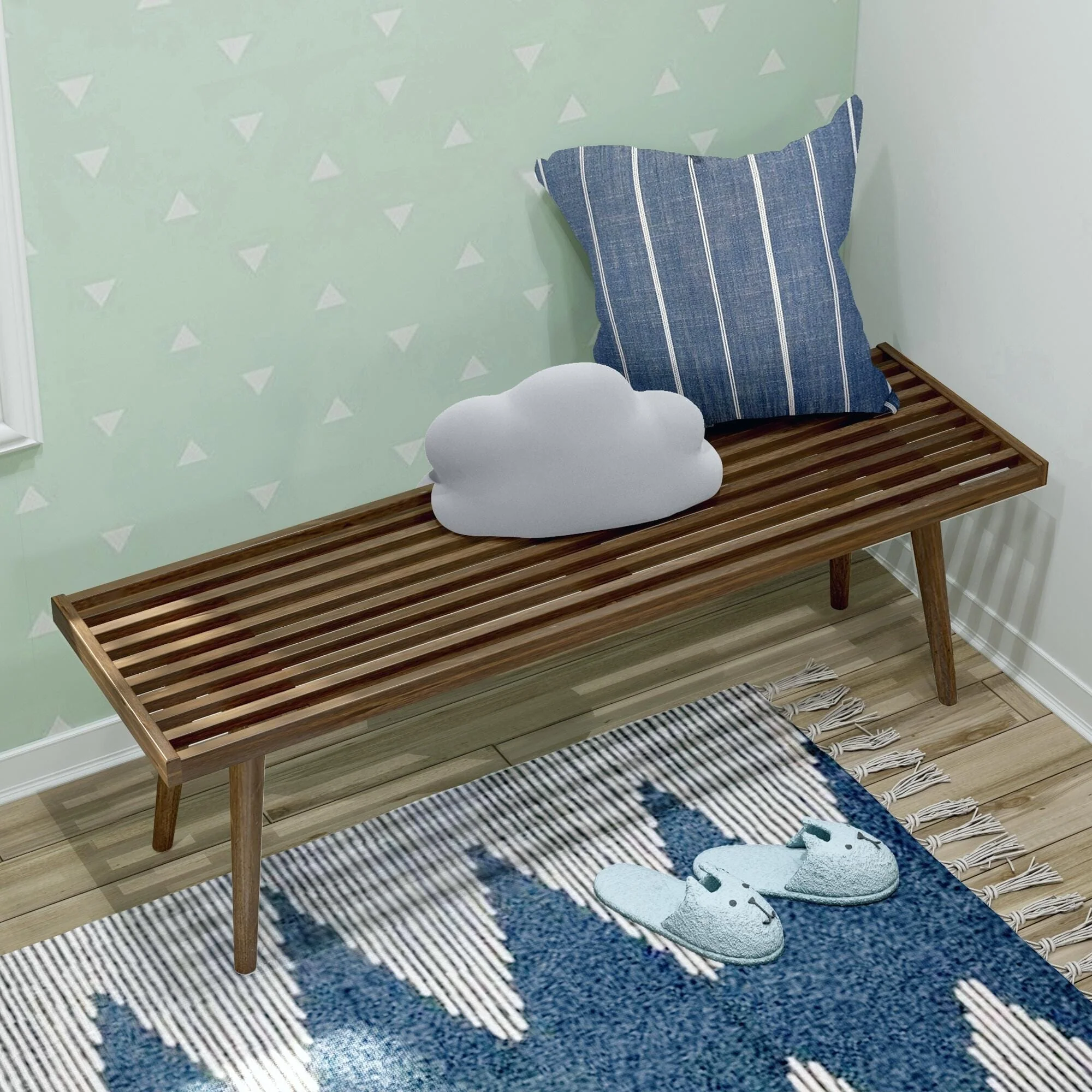 Solid Wood Large Bench - Image 12