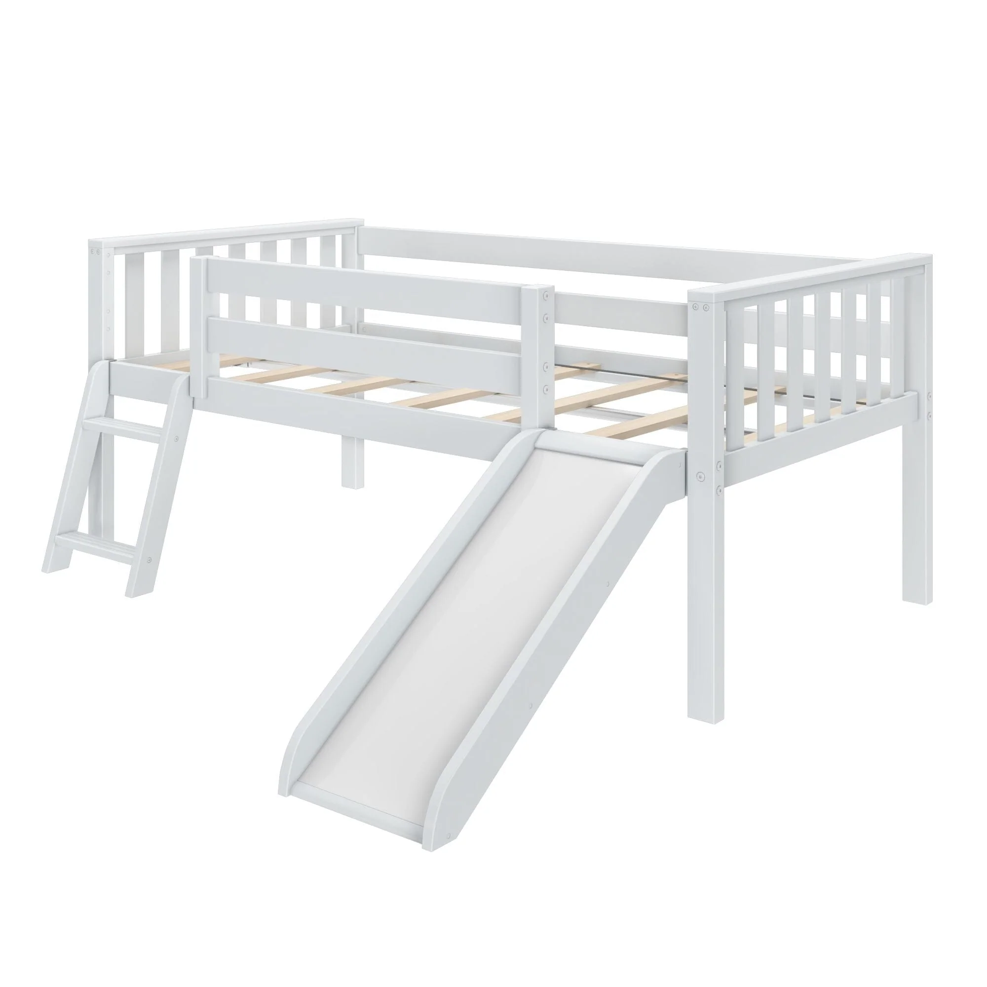 Soren Ultra Low Loft Bed With Slide - Image 5