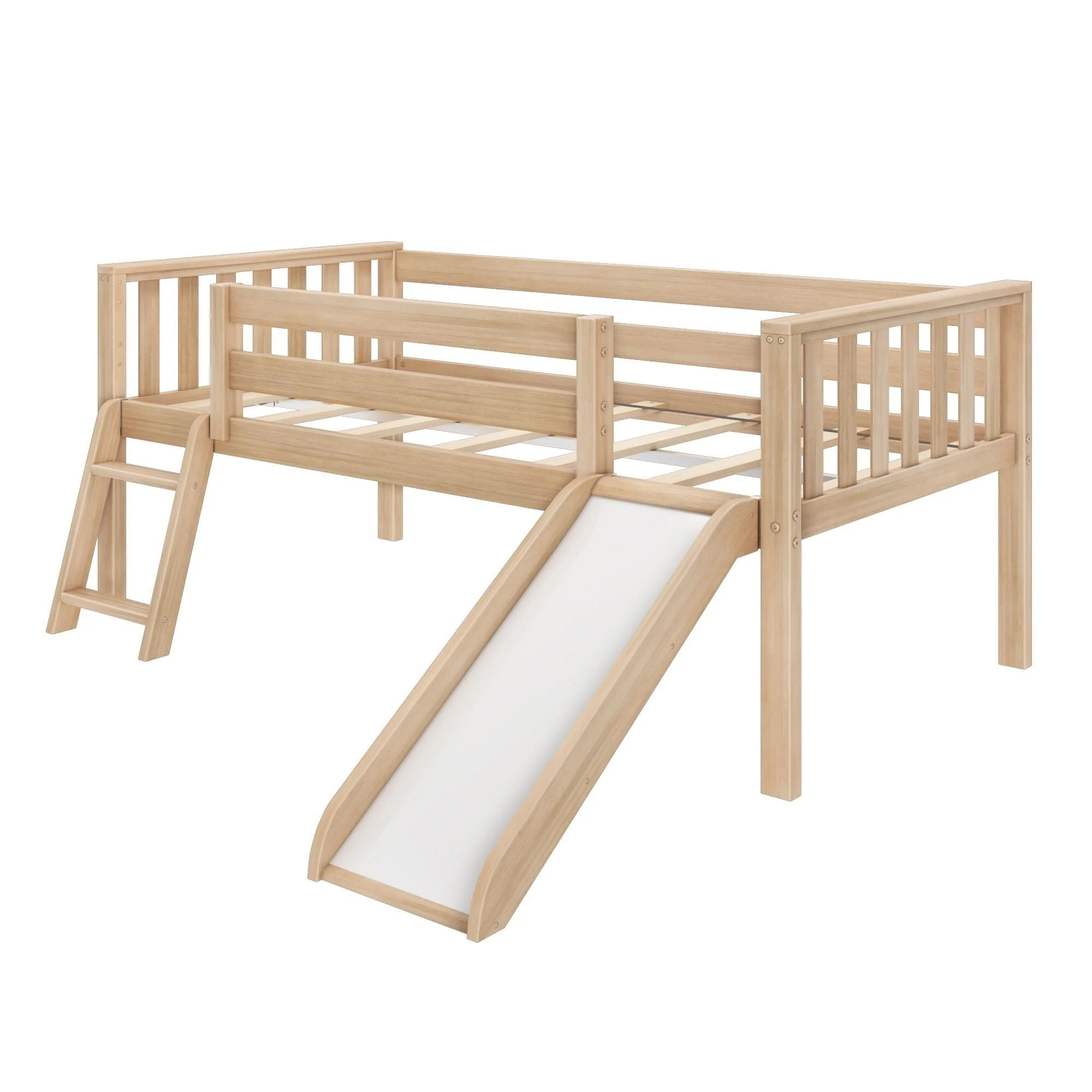 Soren Ultra Low Loft Bed With Slide - Image 6