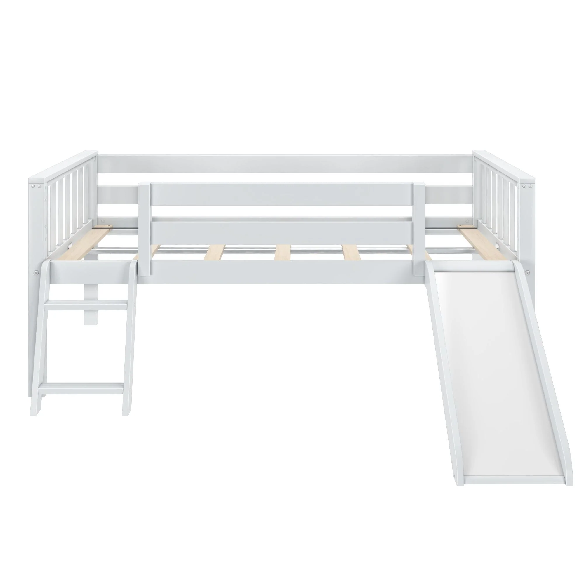 Soren Ultra Low Loft Bed With Slide - Image 7