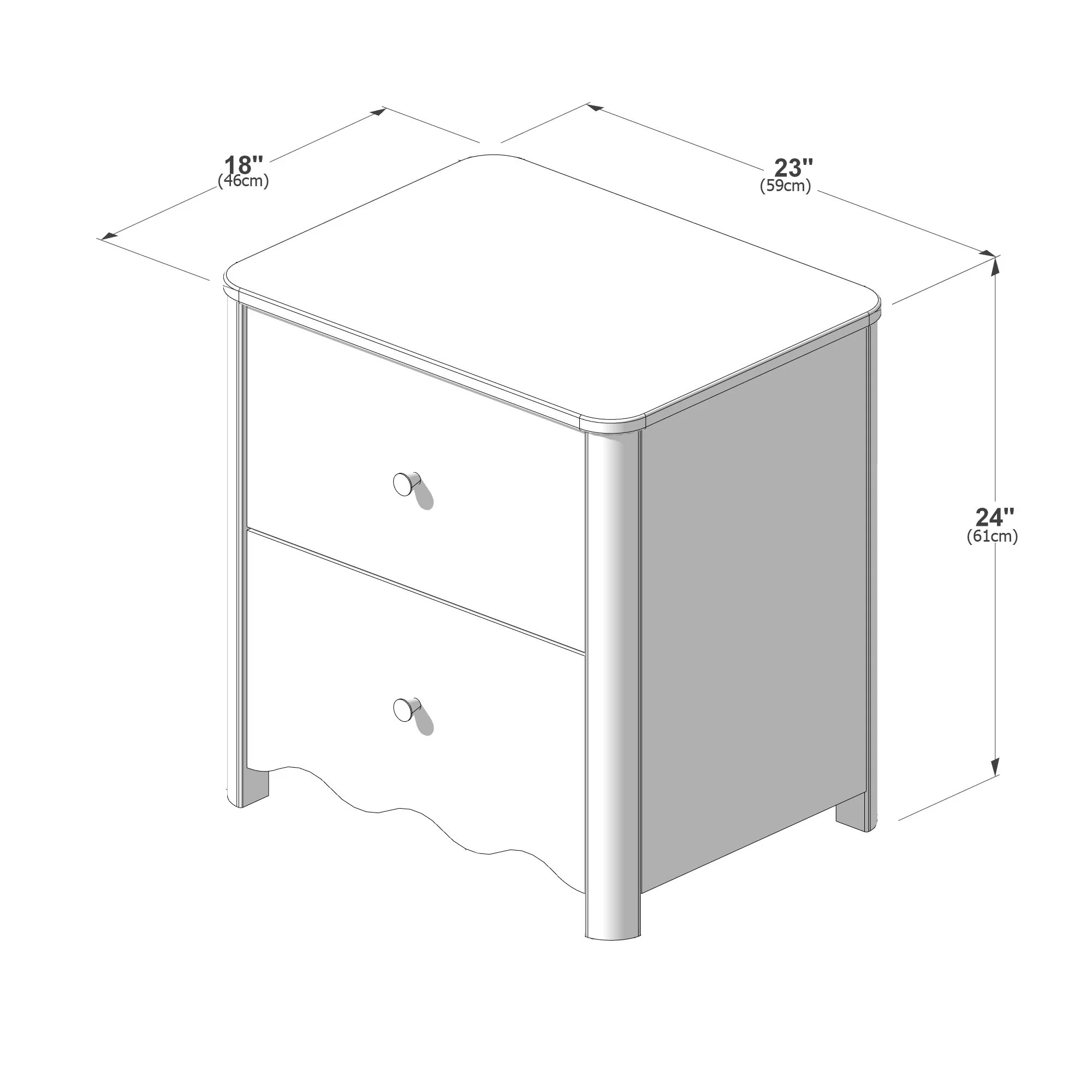 Sutton 2-Drawer Nightstand - Image 48