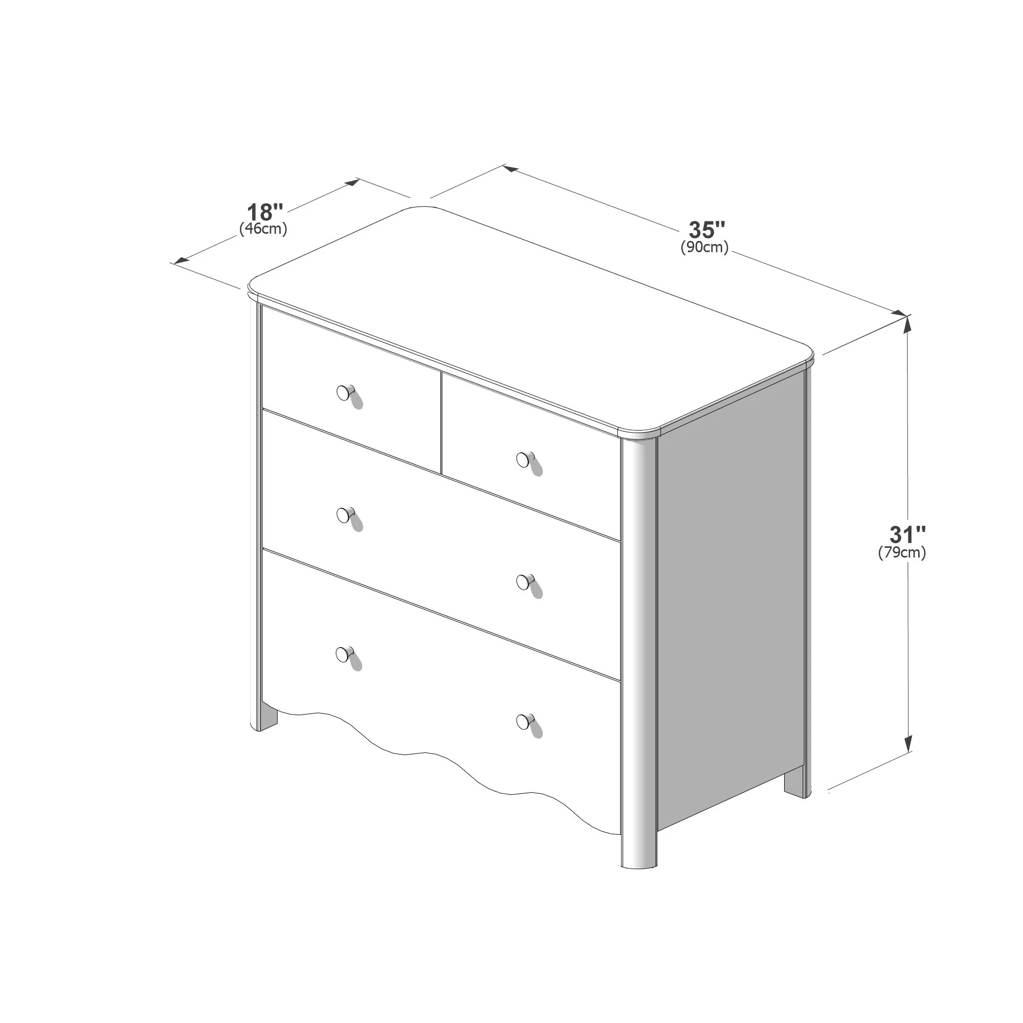 Sutton 4-Drawer Dresser - Image 42
