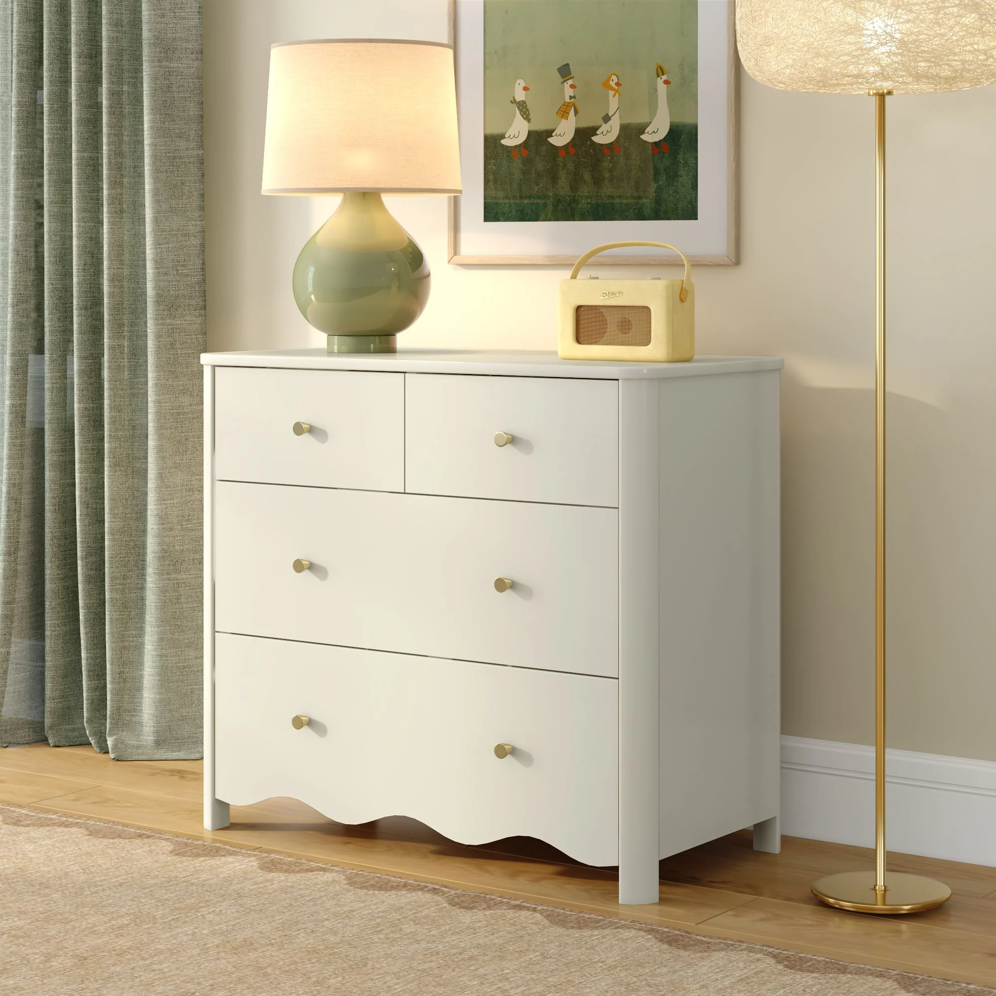 Sutton 4-Drawer Dresser - Image 4