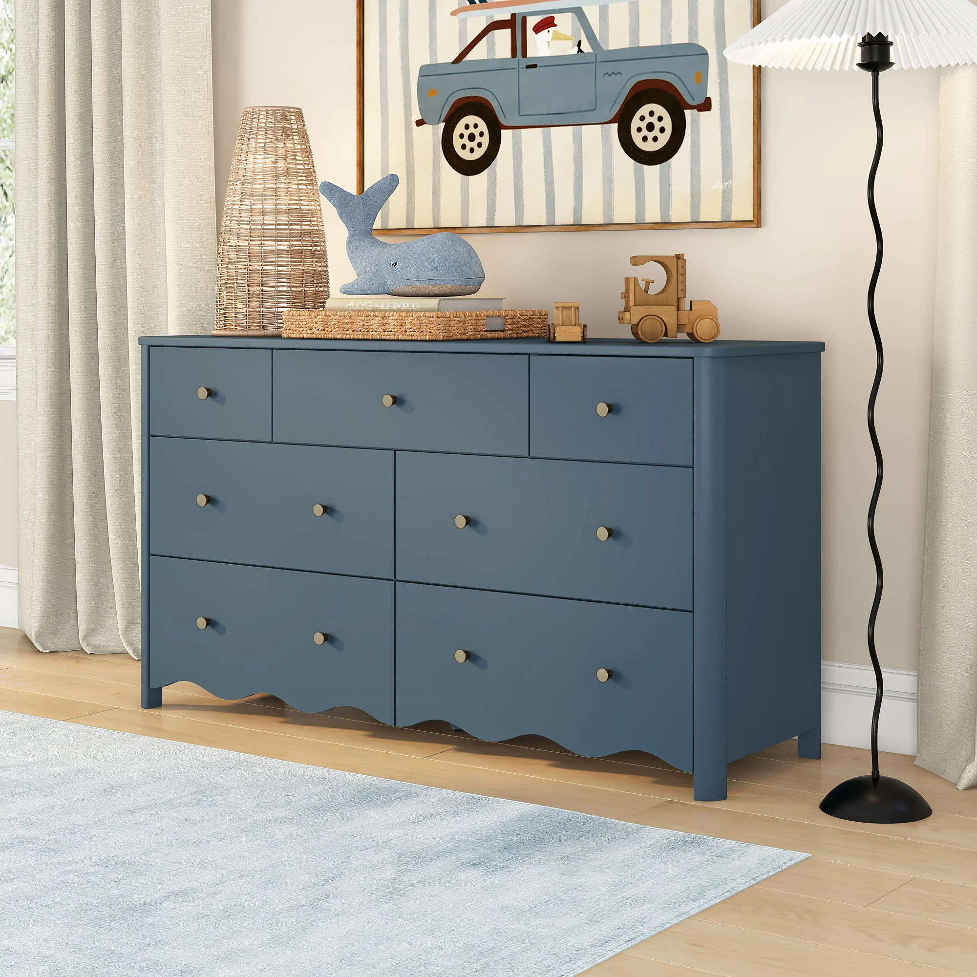 Sutton 7-Drawer Dresser - Image 6