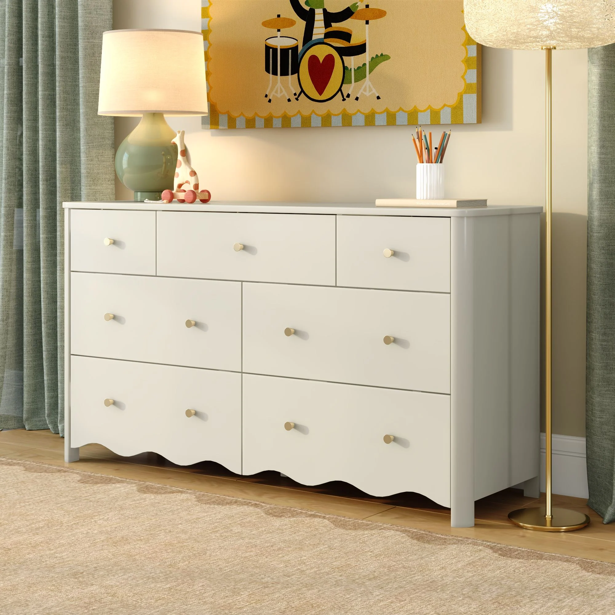 Sutton 7-Drawer Dresser - Image 5