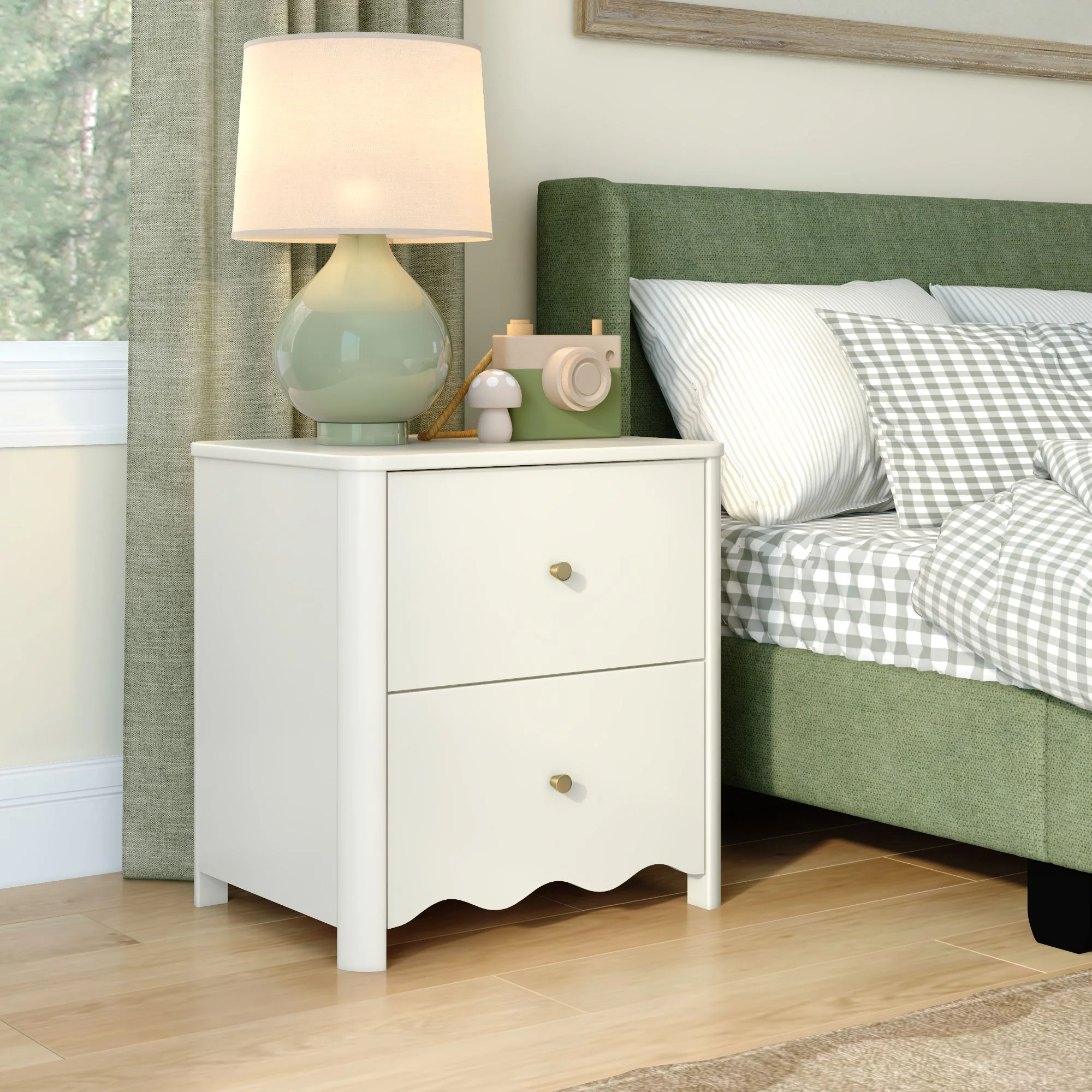 Sutton 2-Drawer Nightstand - Image 5
