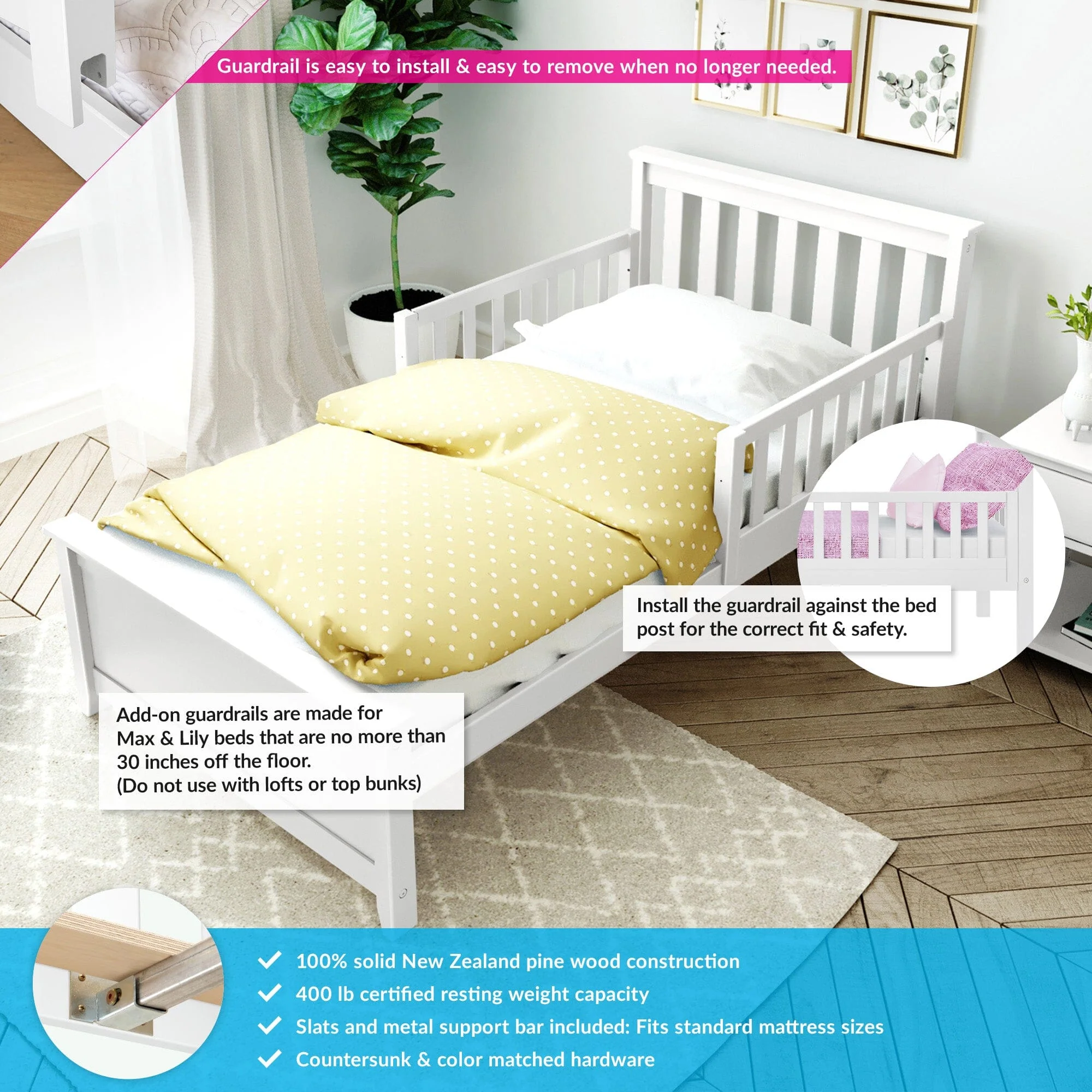 Twin Bed with Guard Rails - Image 13