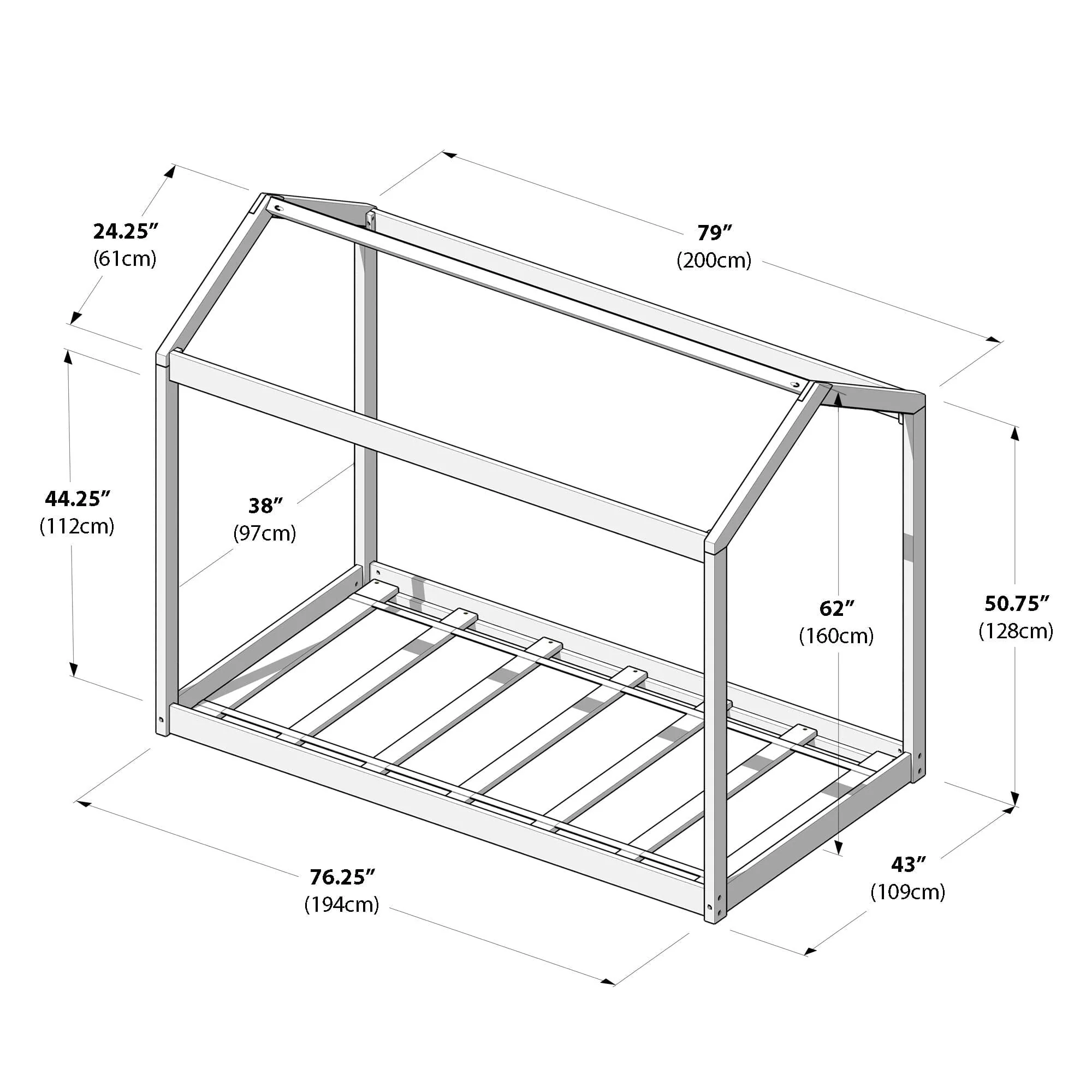 Twin House Bed - Image 25