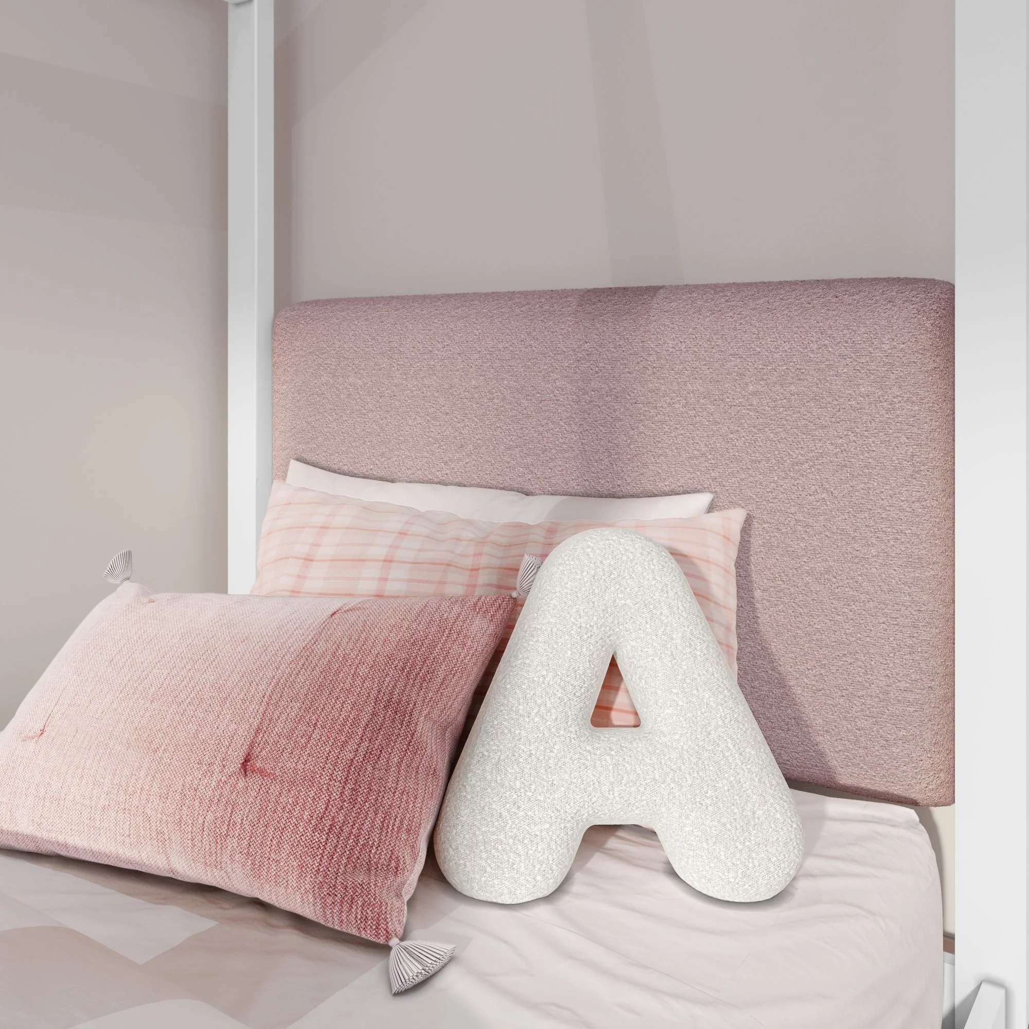 Twin House Bed With Floating Headboard - Image 74