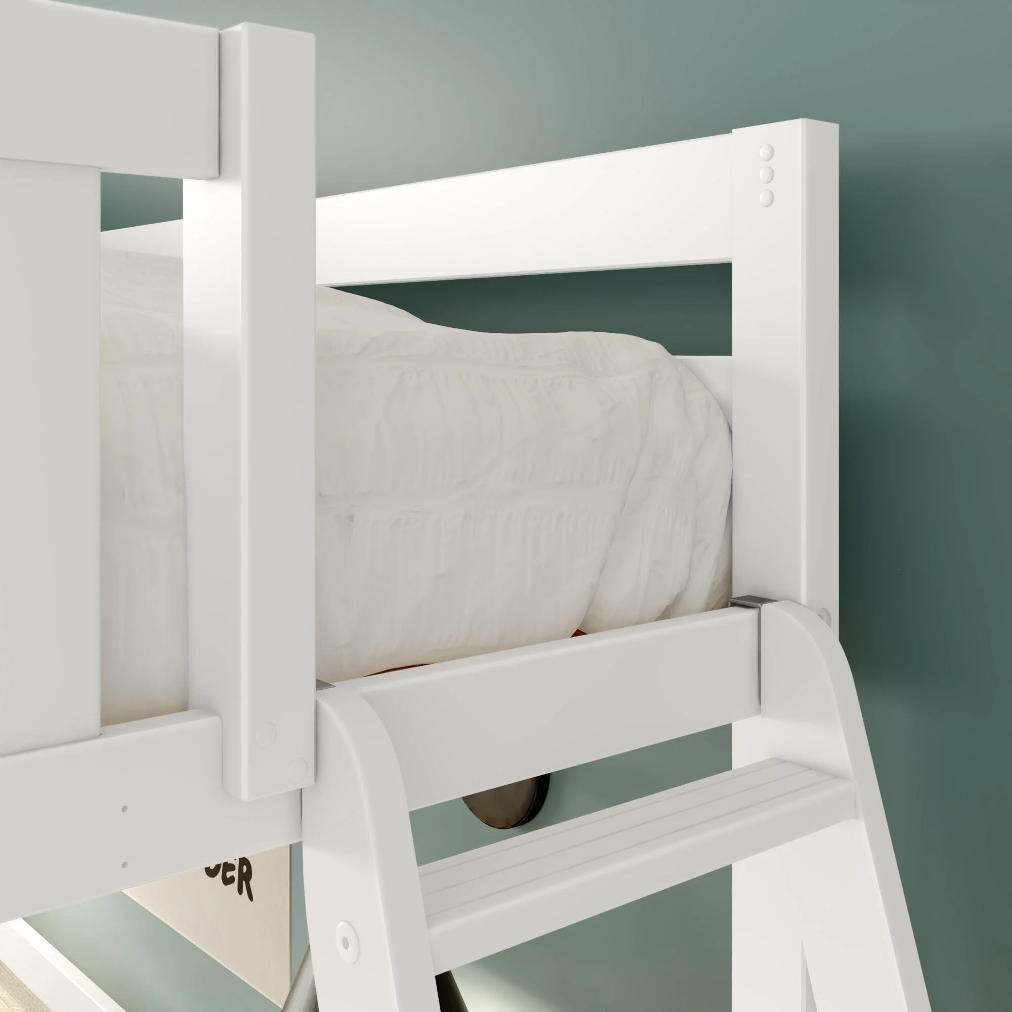 Twin Loft Bed With Ladder on End - Image 13