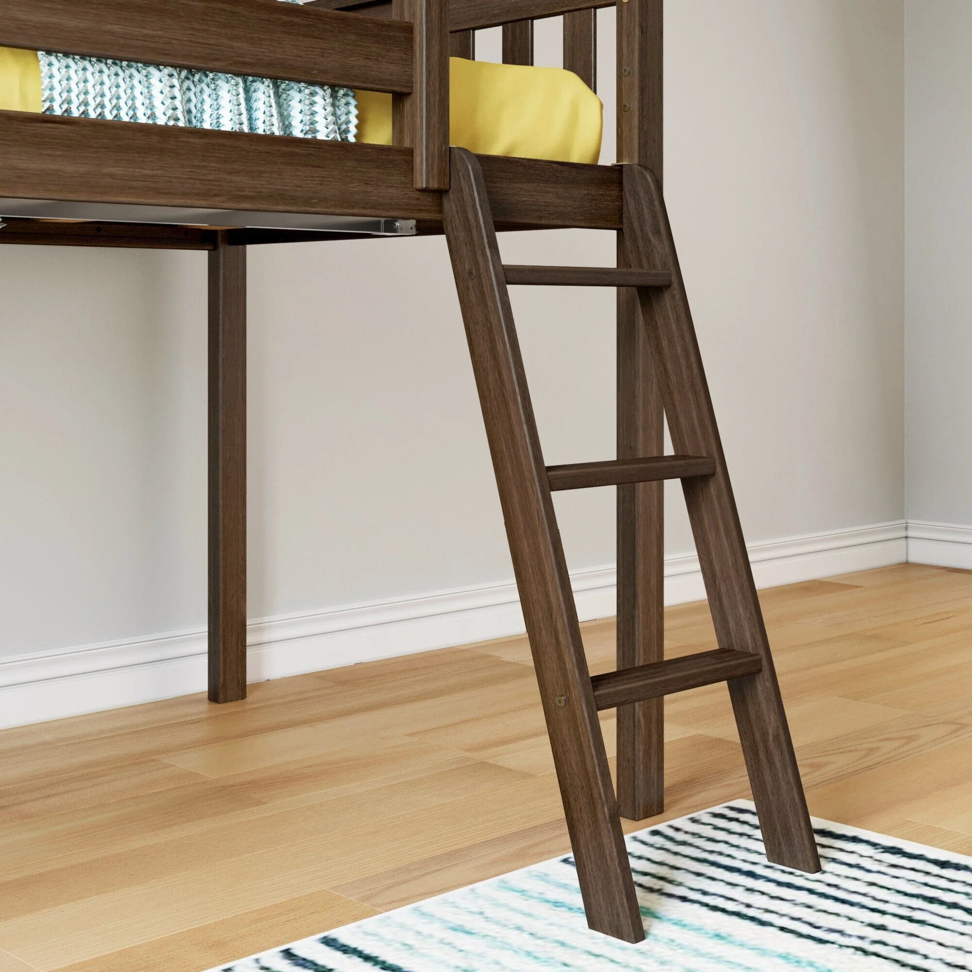 Twin Low Loft Bed With Slide - Image 16