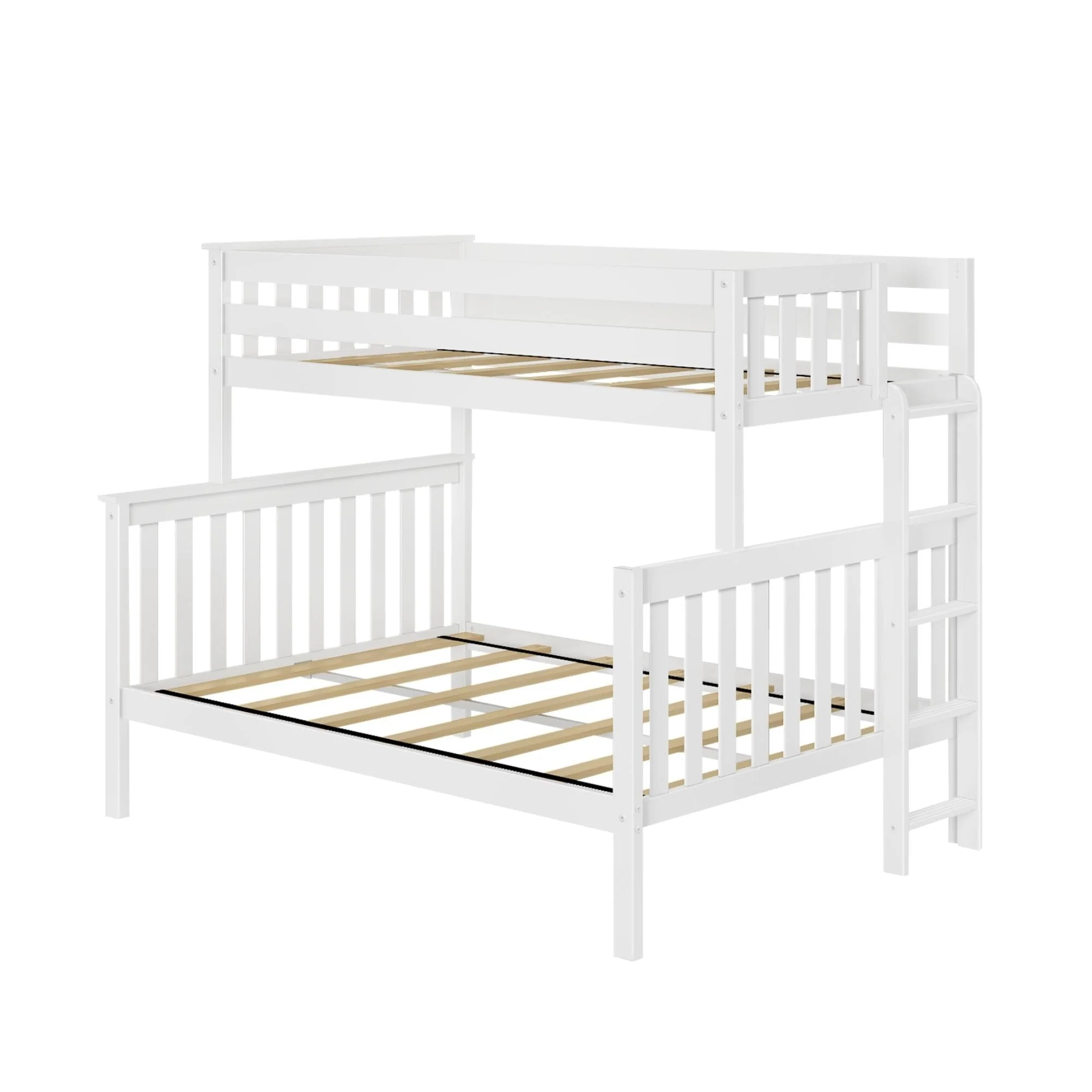 Twin Over Full Bunk Bed With Ladder on End - Image 9