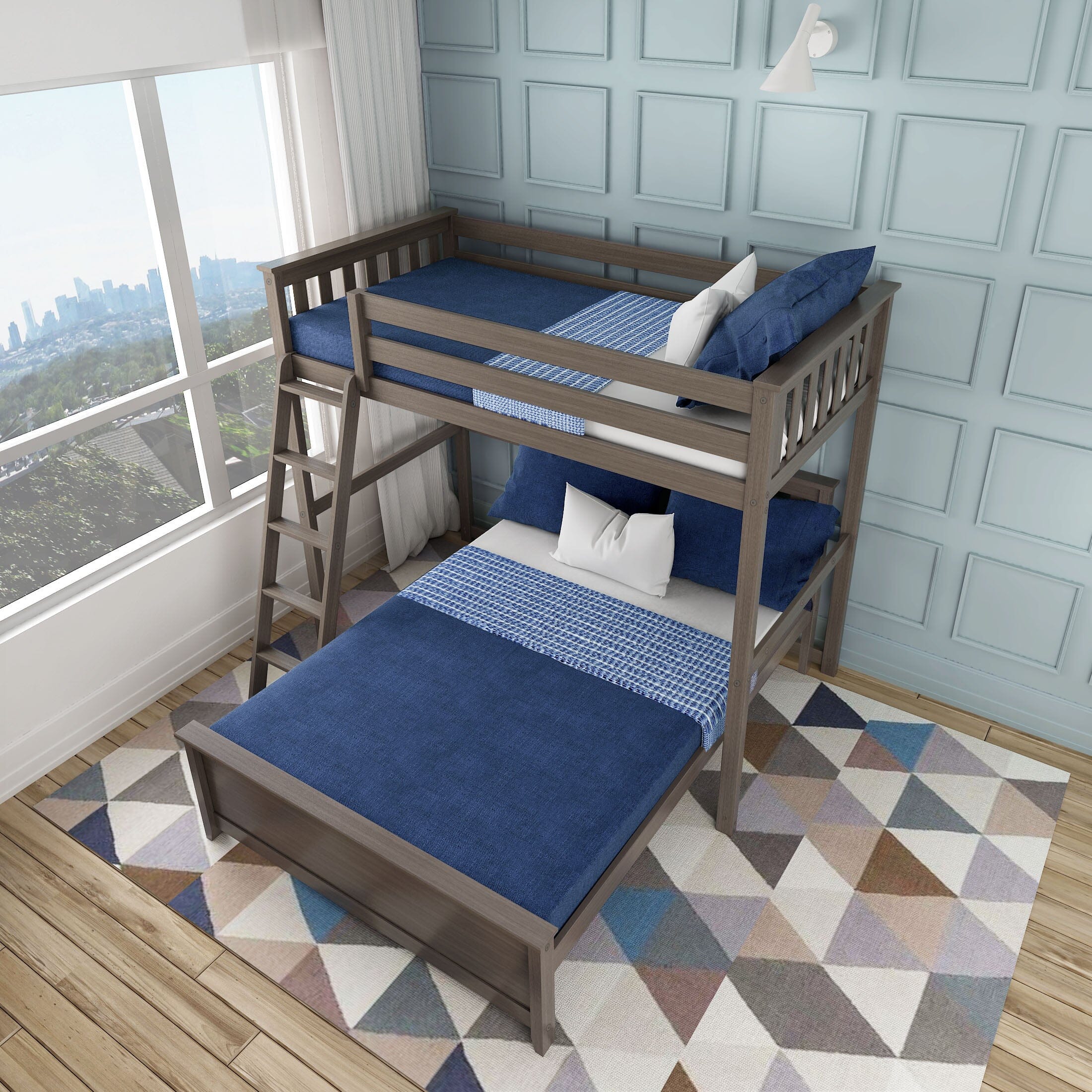 Twin Over Full L-Shaped Bunk Bed - Image 11