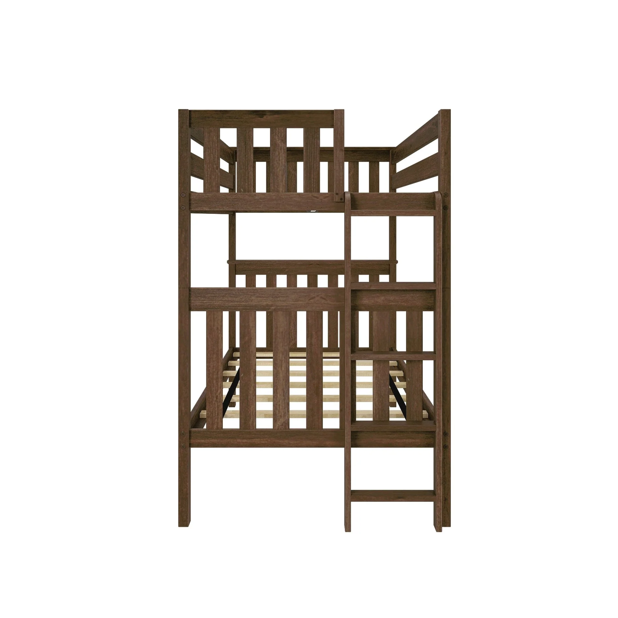 Twin Over Twin Bunk Bed With Ladder on End - Image 15