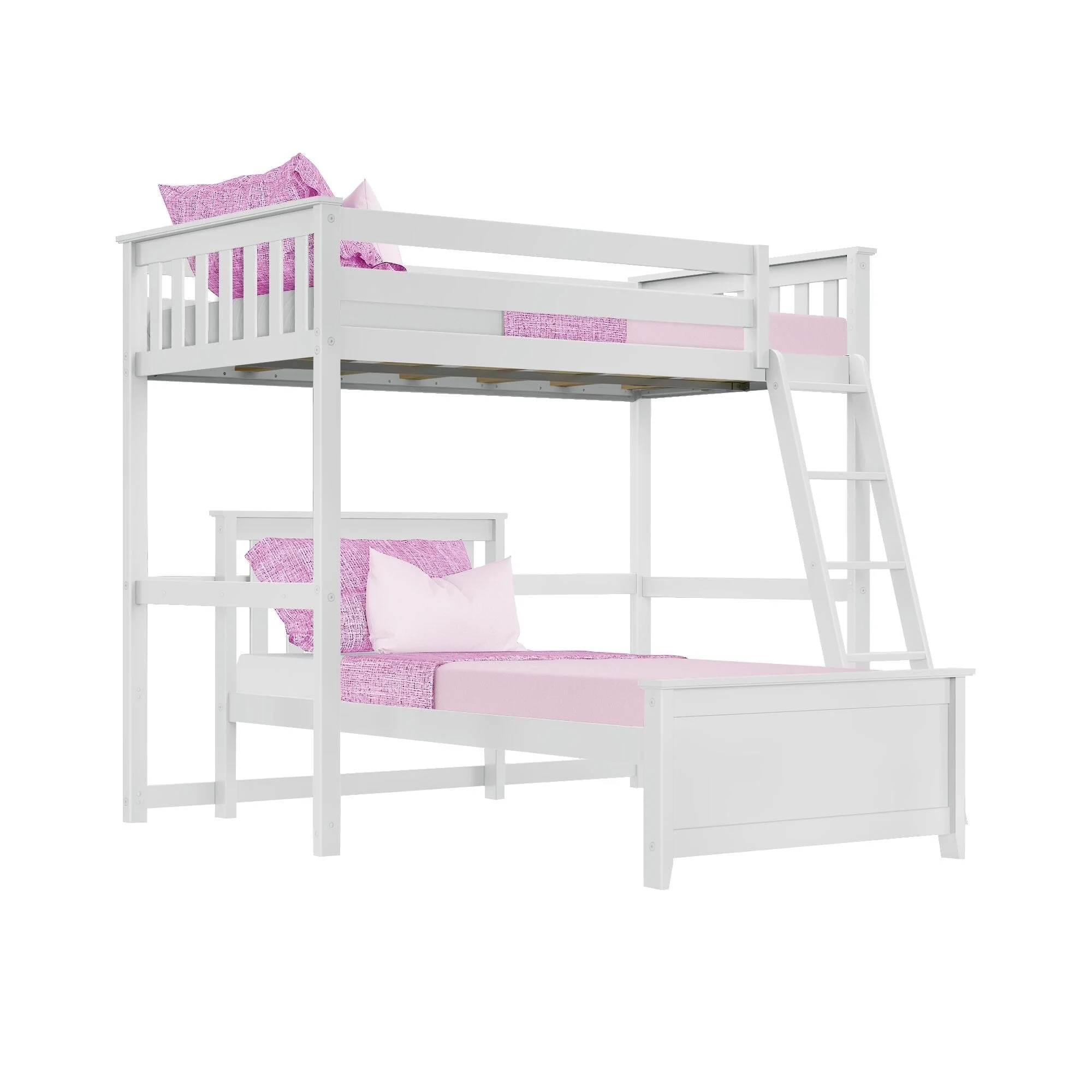Twin Over Twin L-Shaped Bunk Bed - Image 5