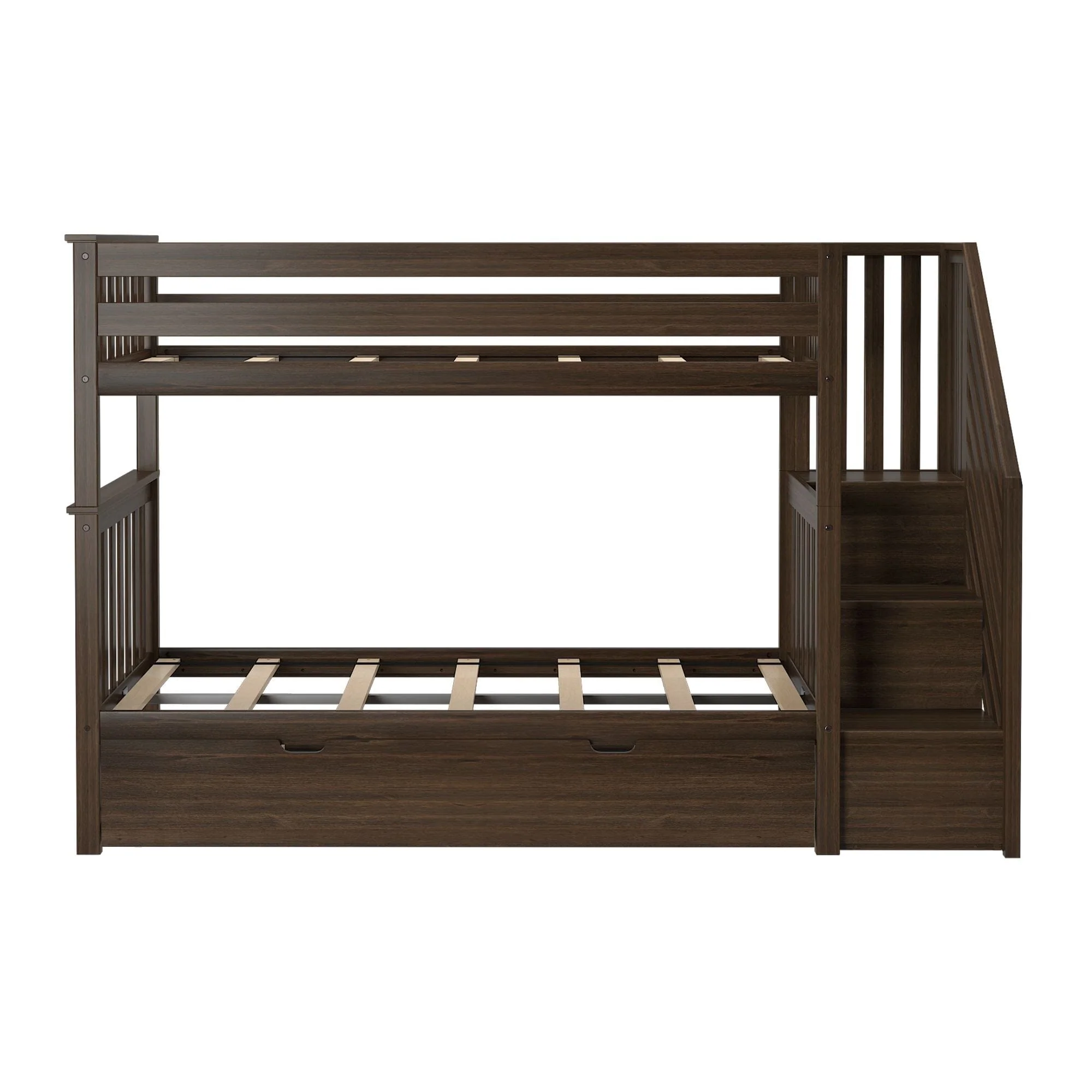 Twin Over Twin Bunk Bed With Stairs & Trundle - Image 13
